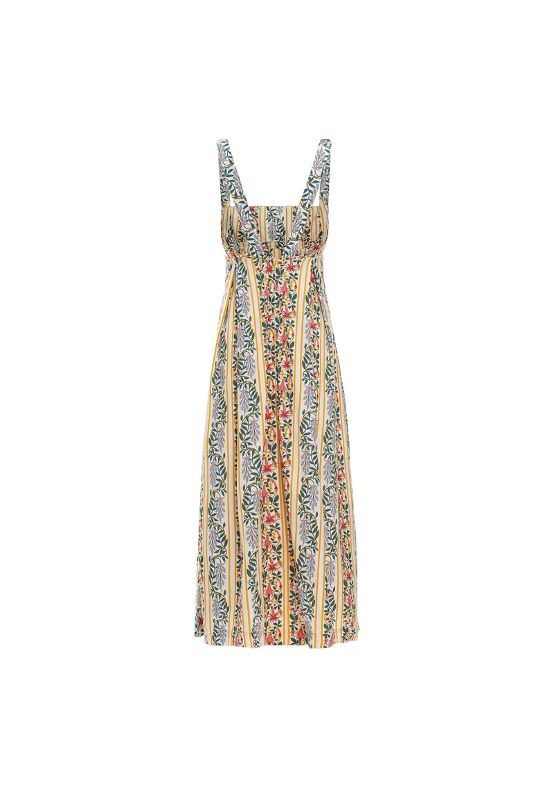 Hortensia Lluvia Floral Midi Dress 3