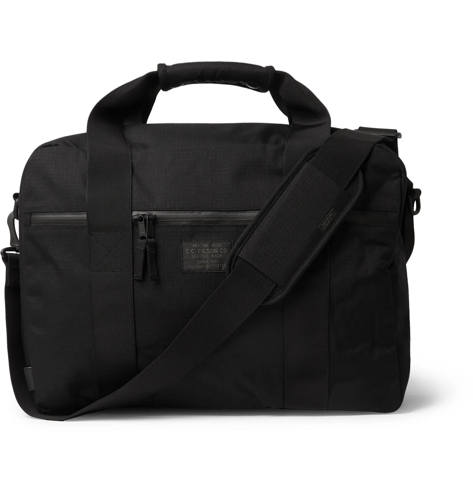 Pullman Webbing-Trimmed CORDURA Ripstop Briefcase - 1