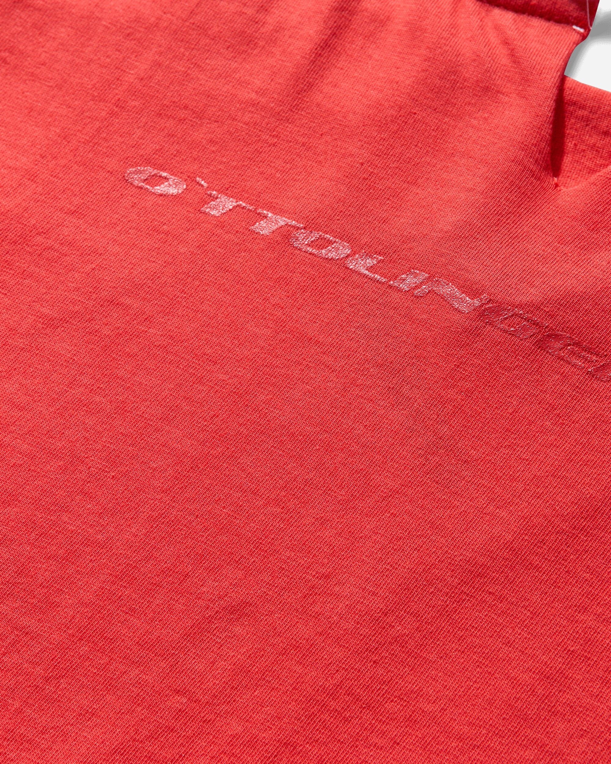 Women's Cut Out T-Shirt Red - 4