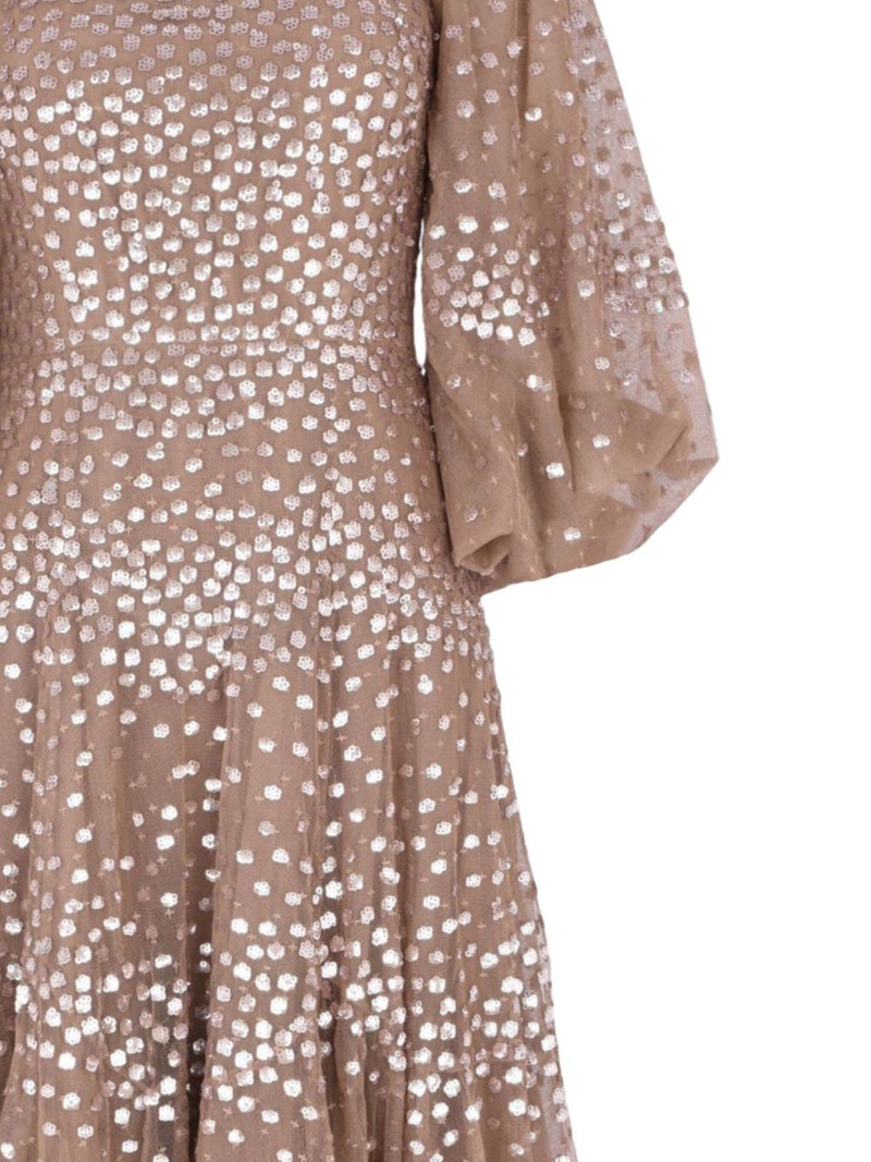 sequin-embellishment midi dress 4