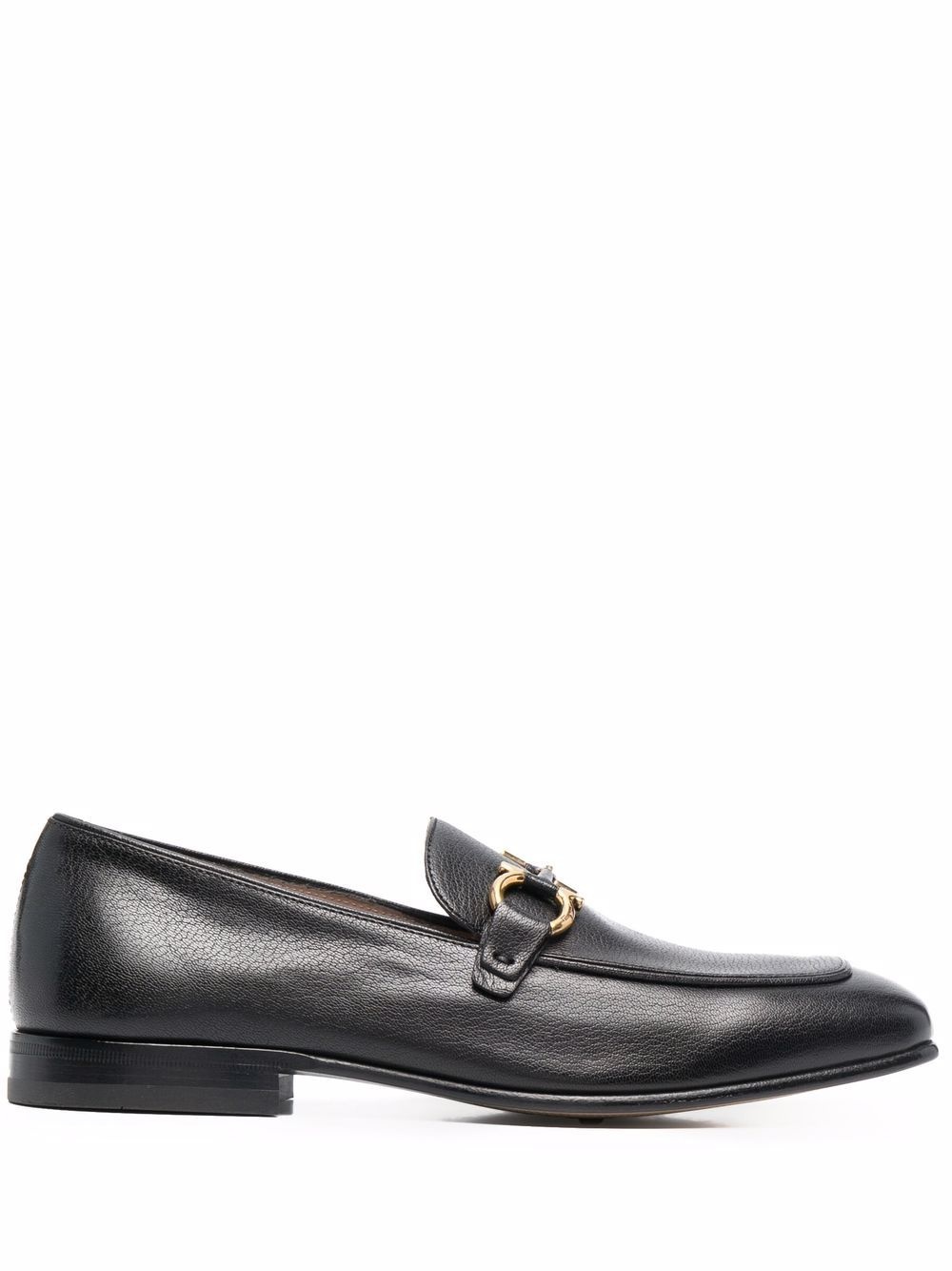 Gancini leather loafers - 1