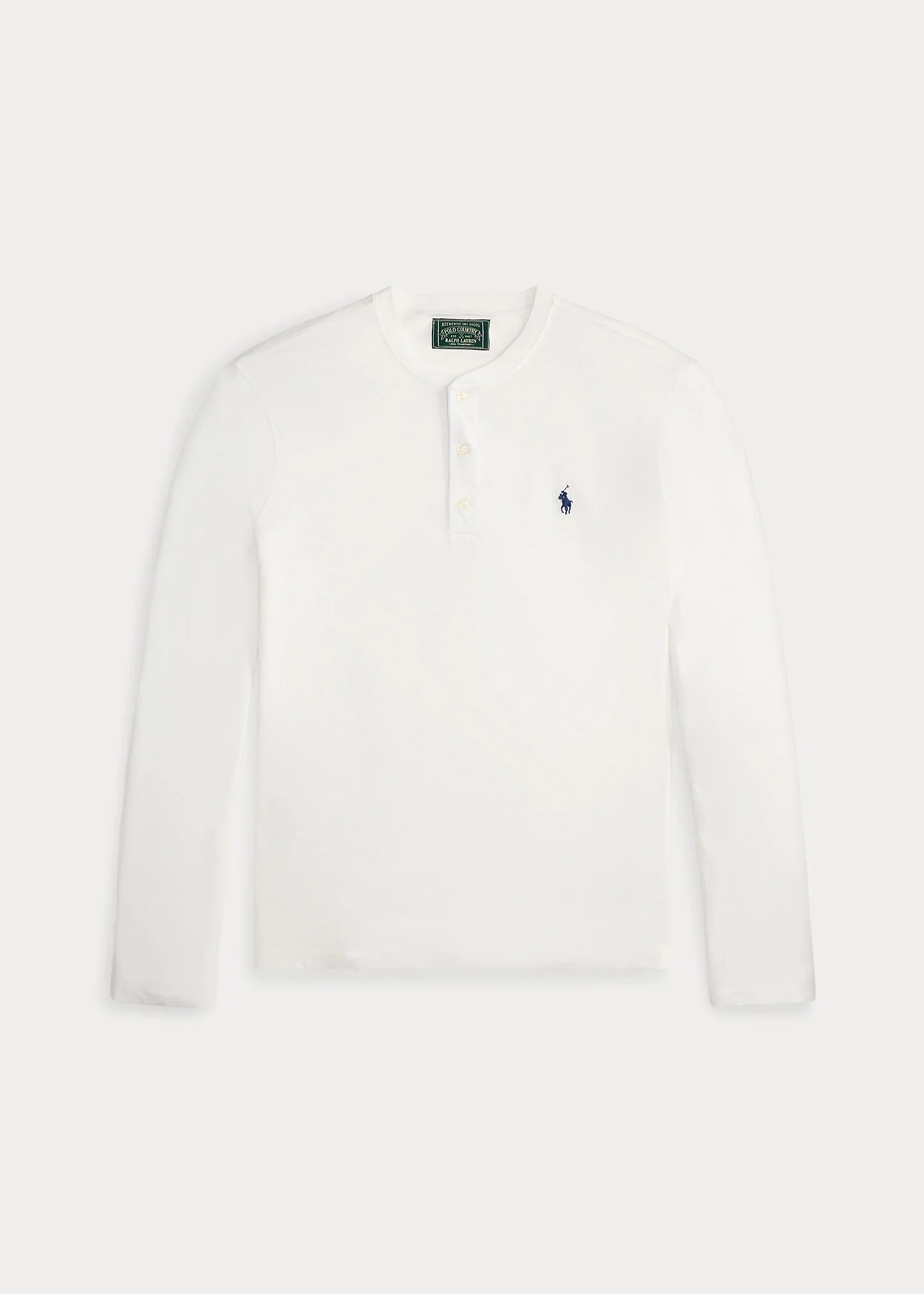 Slub Jersey Henley Shirt - 1