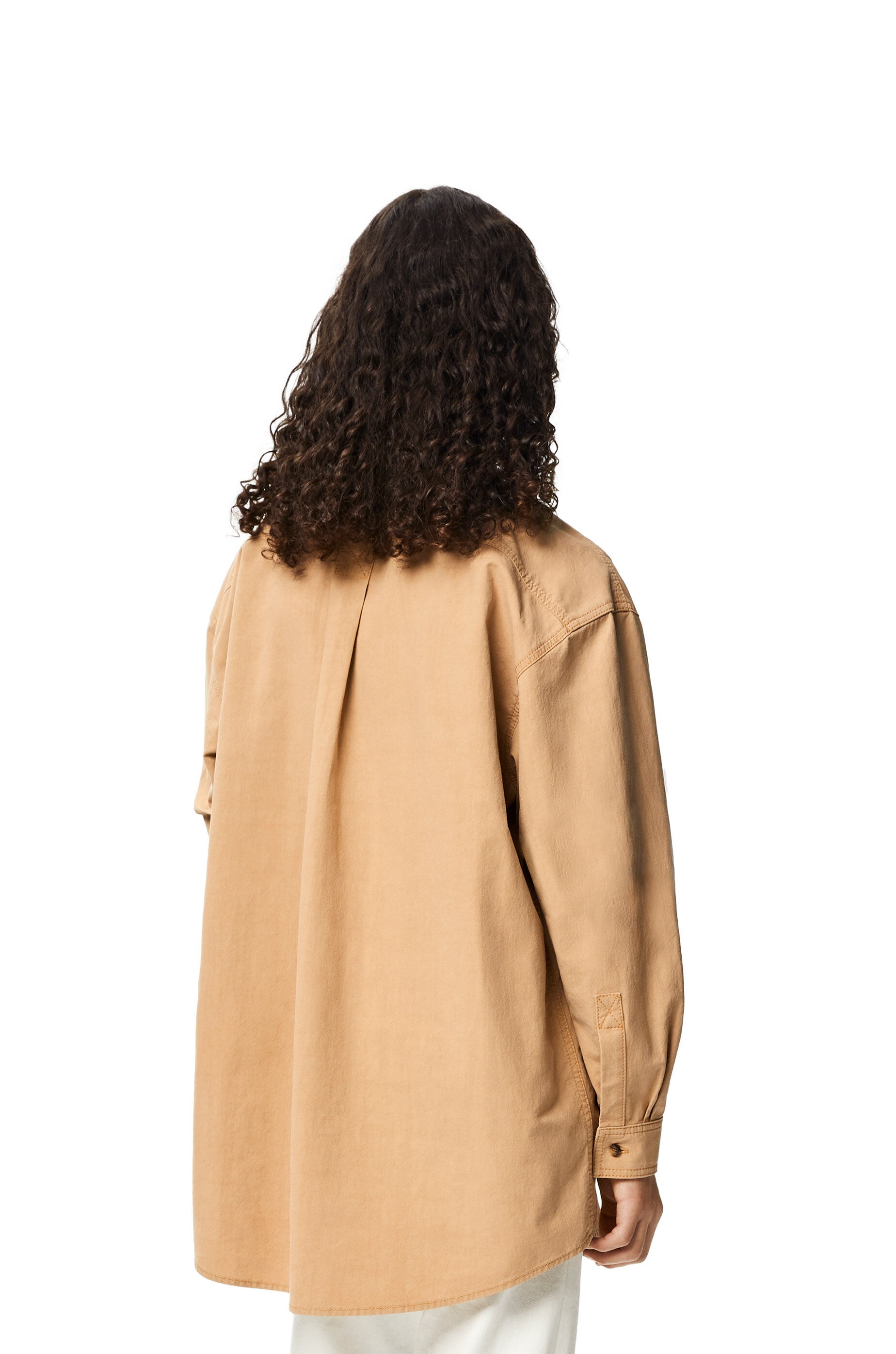 Relaxed chest pocket shirt in cotton and linen - 4
