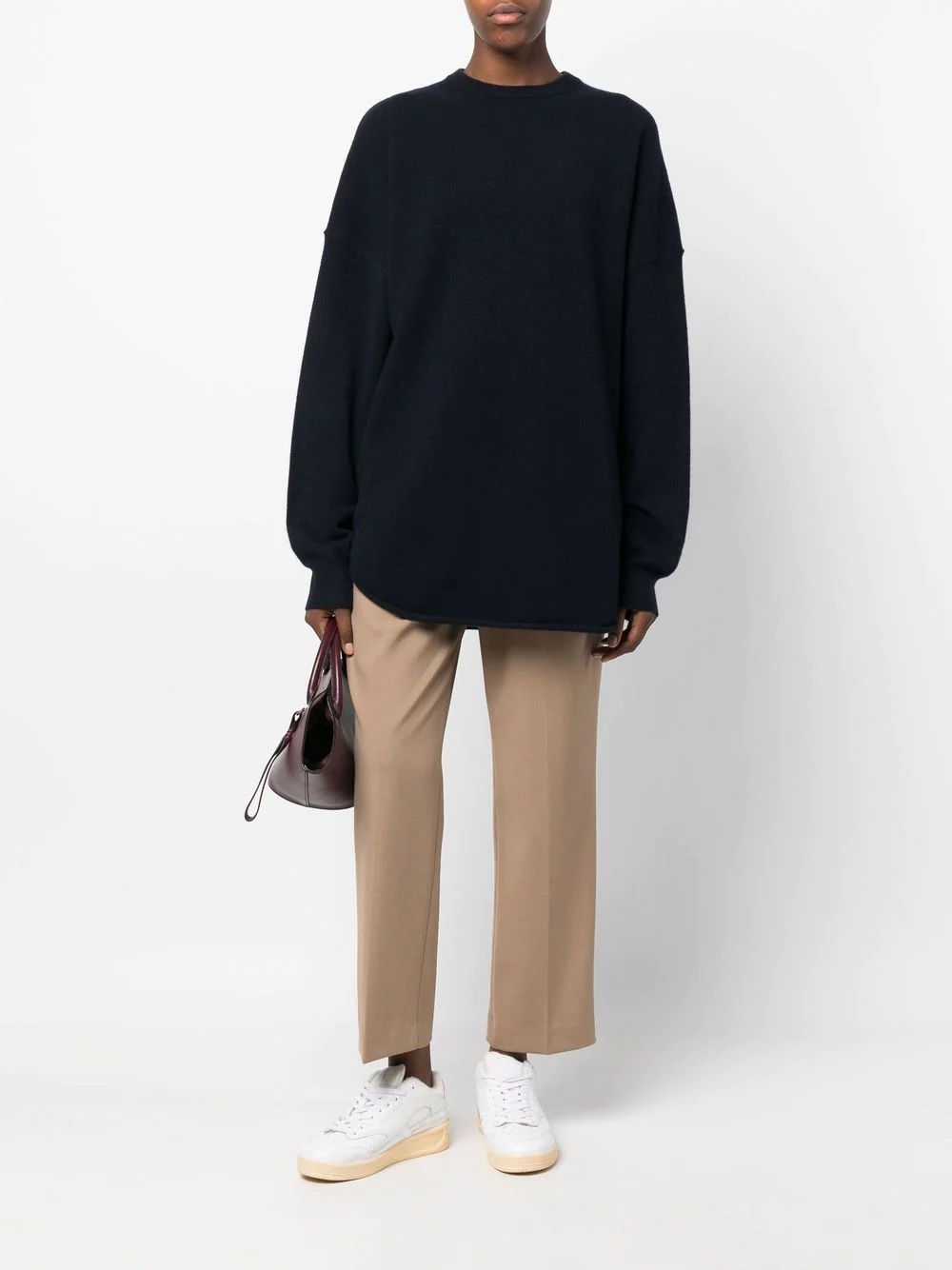crew-neck cashmere jumper - 4