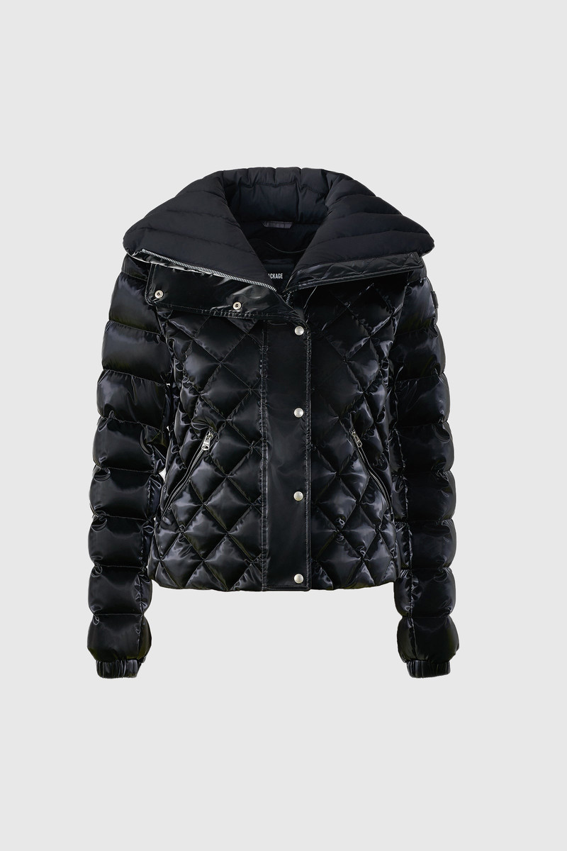 YVETTE-GLO Diamond Quilted Down Jacket 8