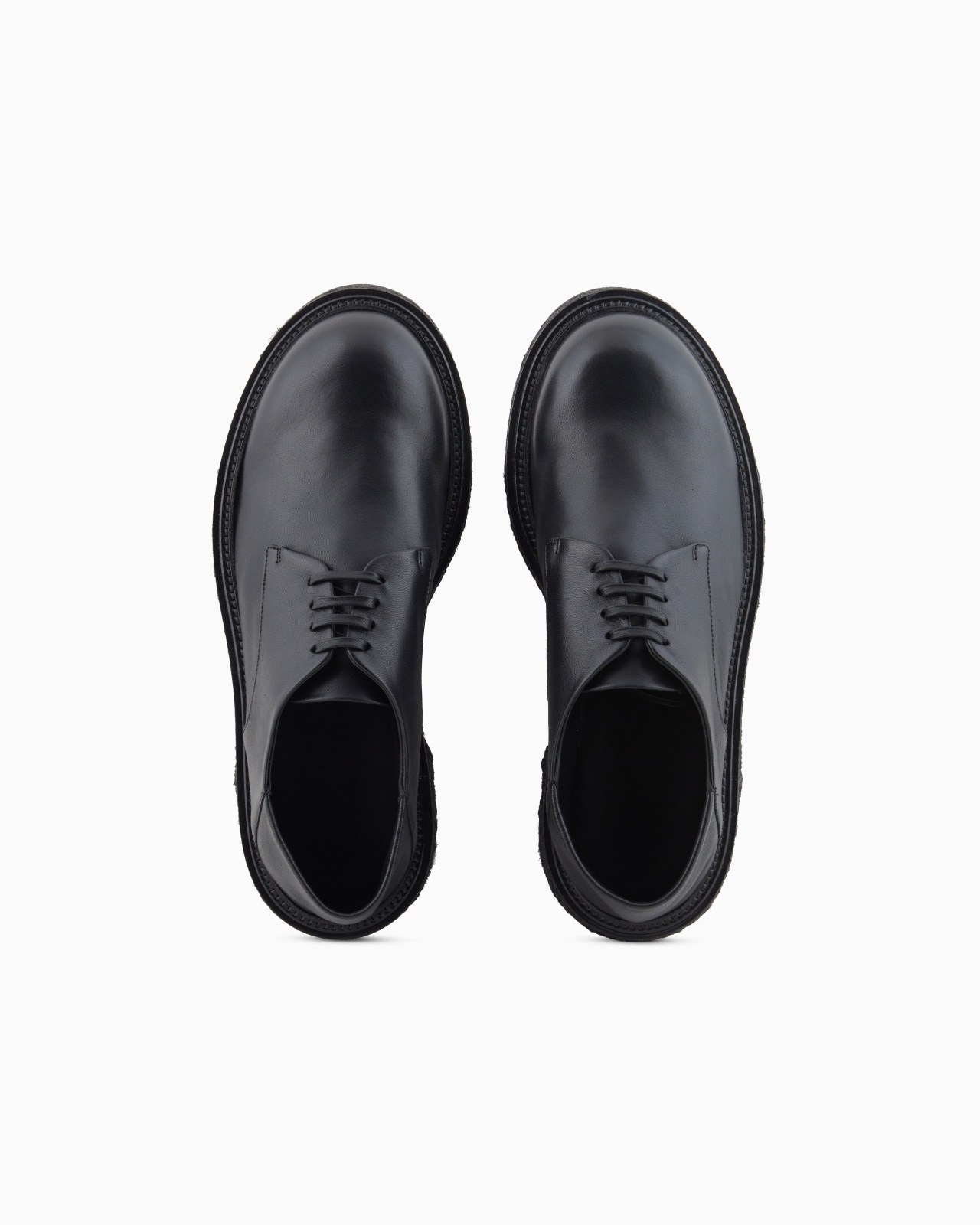 NAPPA-LEATHER DERBY SHOES - 3