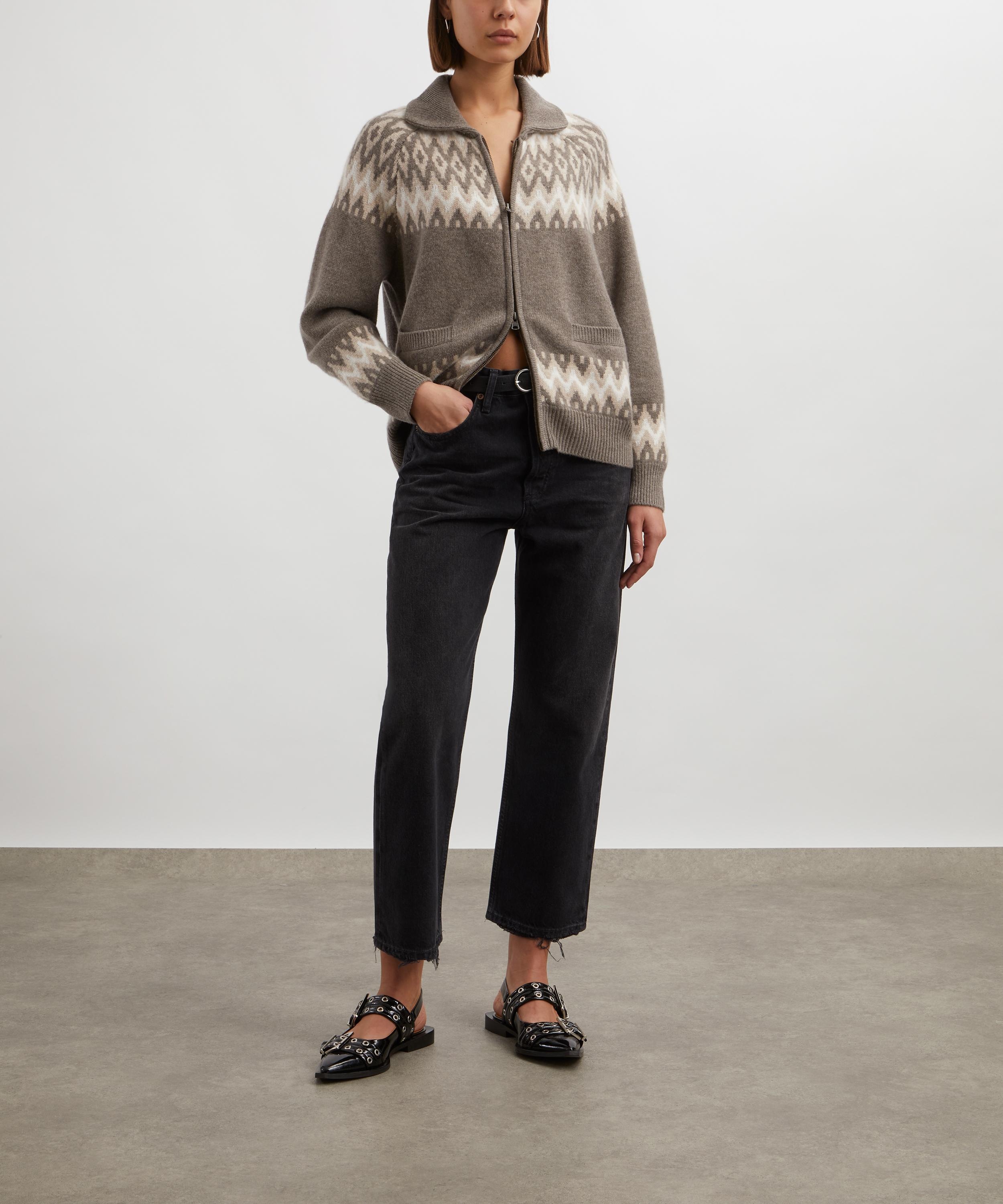 90s Crop Mid-Rise Straight Jeans - 2