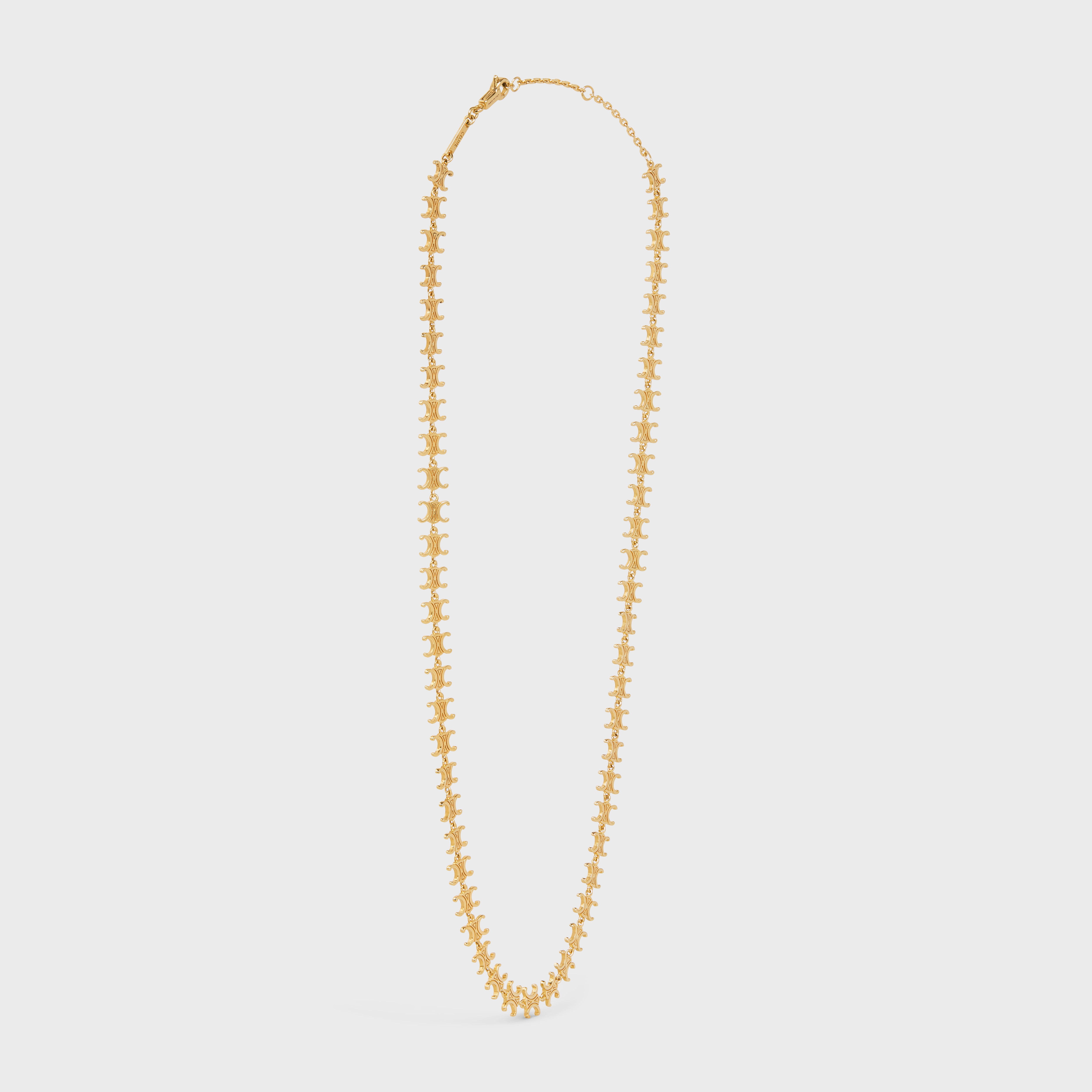 Triomphe Multi Necklace in Brass with Gold Finish - 3