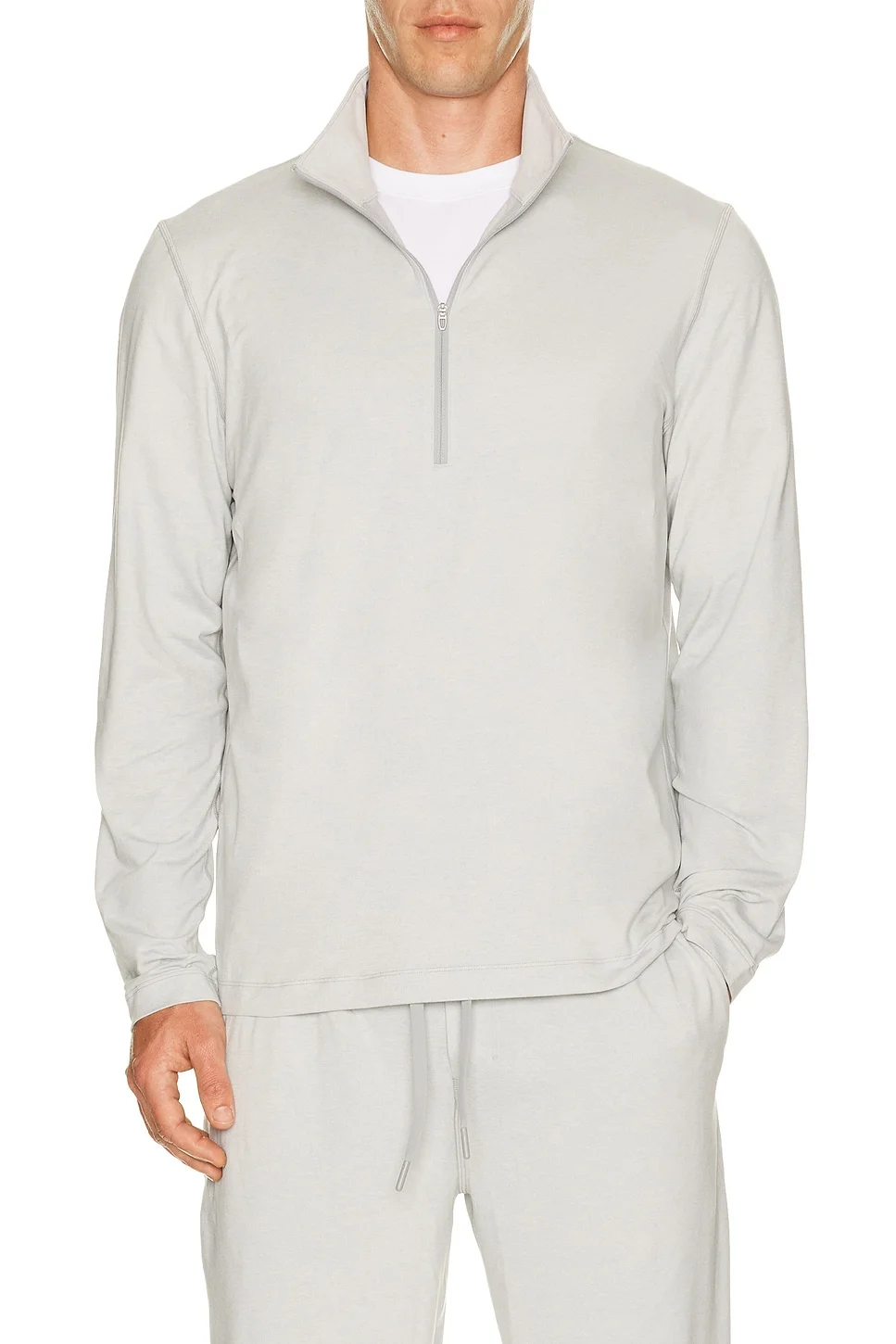 Soft Jersey Half Zip Sweater - 1