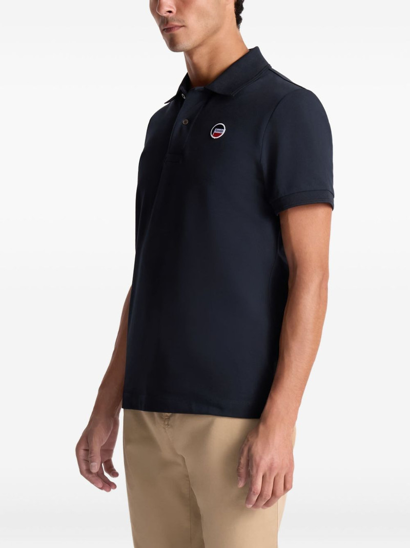 pique-cotton logo polo shirt 4