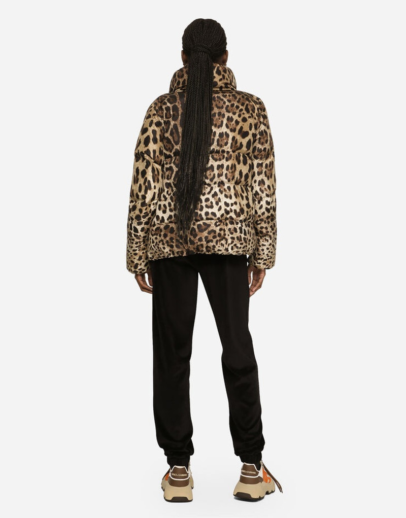 Chenille jogging pants with Dolce&Gabbana embroidery 3