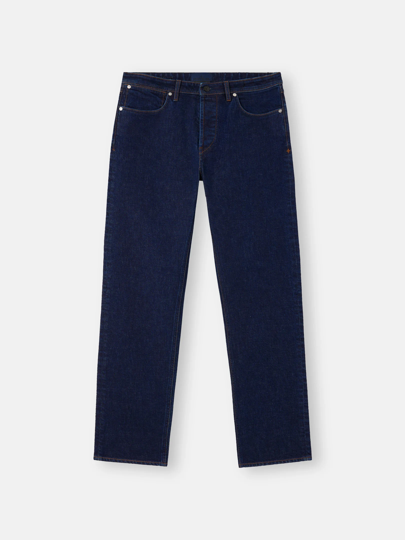 J100007 STRETCH INDIGO DENIM-RINSED - 1