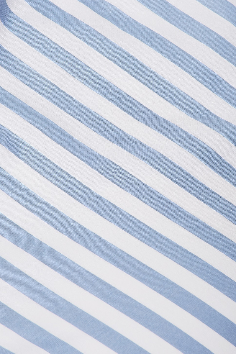 Monse Bow Drape Shirting Cascade Dress outlook