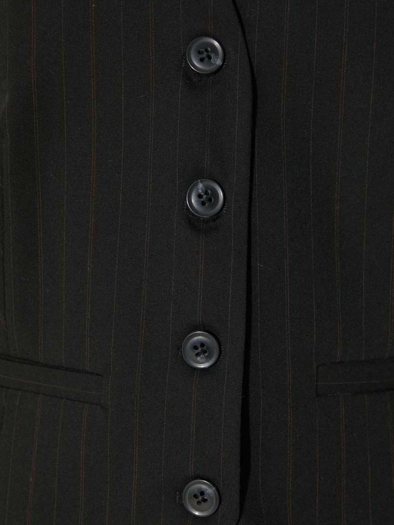 Saramona button pinstripe top 6
