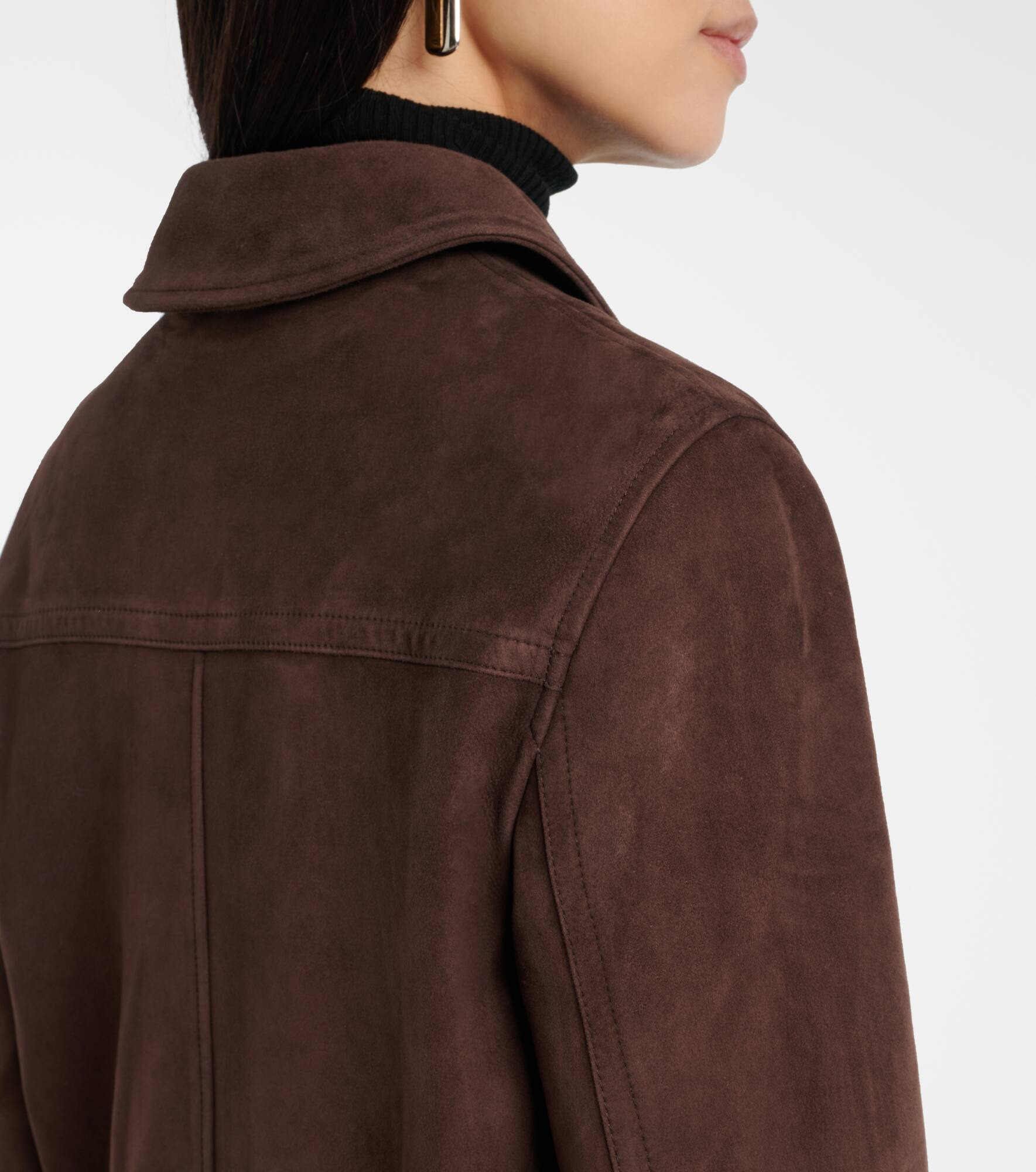 Suede bomber jacket - 6