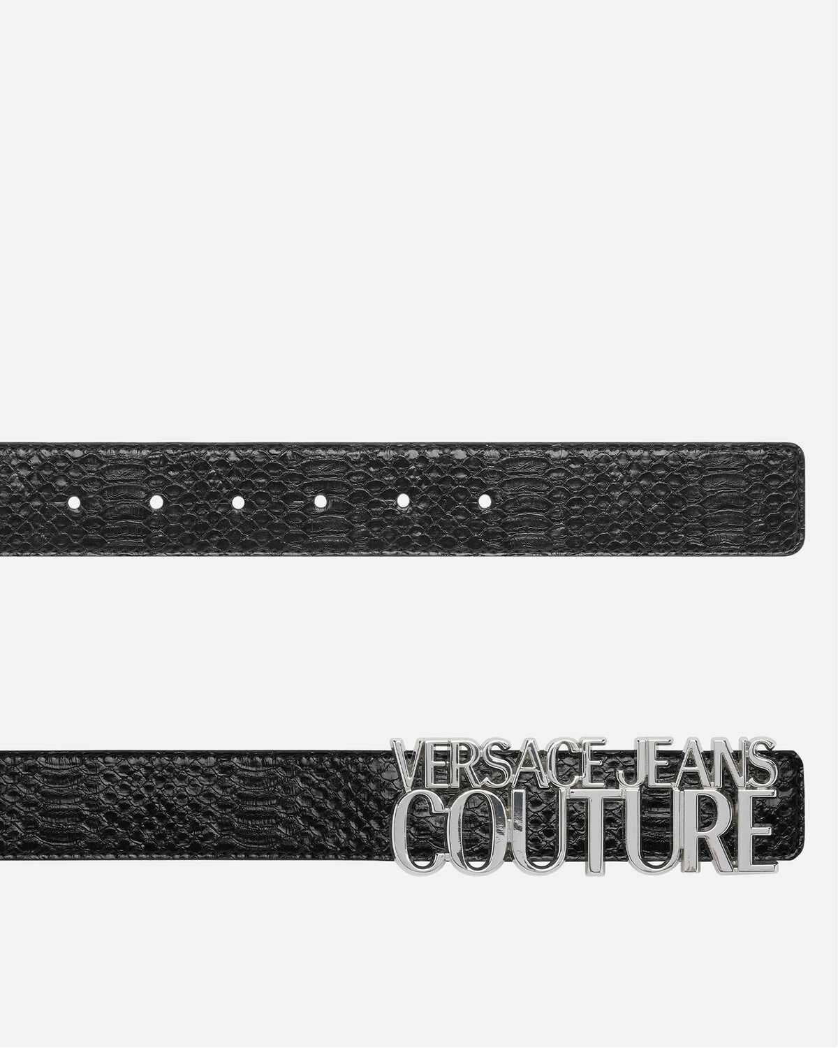 Snakeskin-Effect Logo Belt - 2
