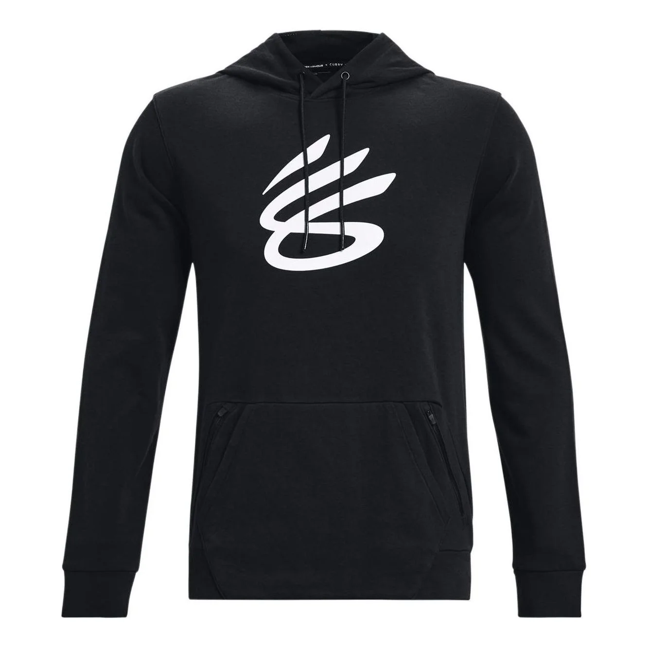 Under Armour Curry Logo Hoodie 'Black' 1370276-001 - 1