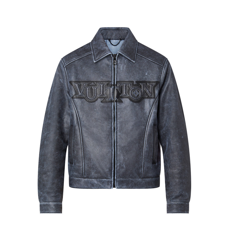 Leather Stadium Jacket - 1