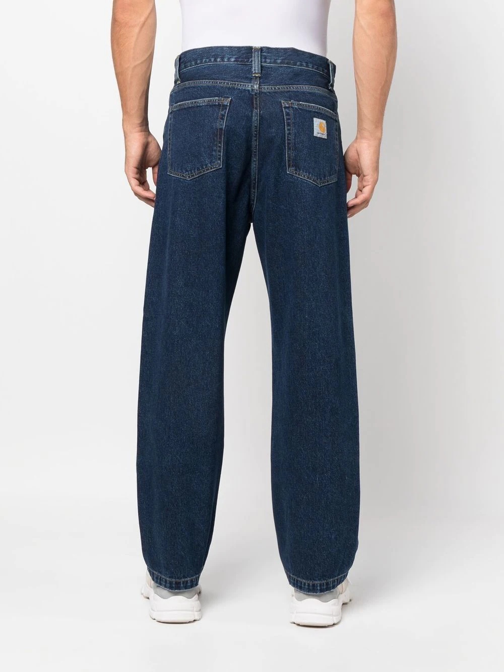 mid-rise straight-leg jeans - 4