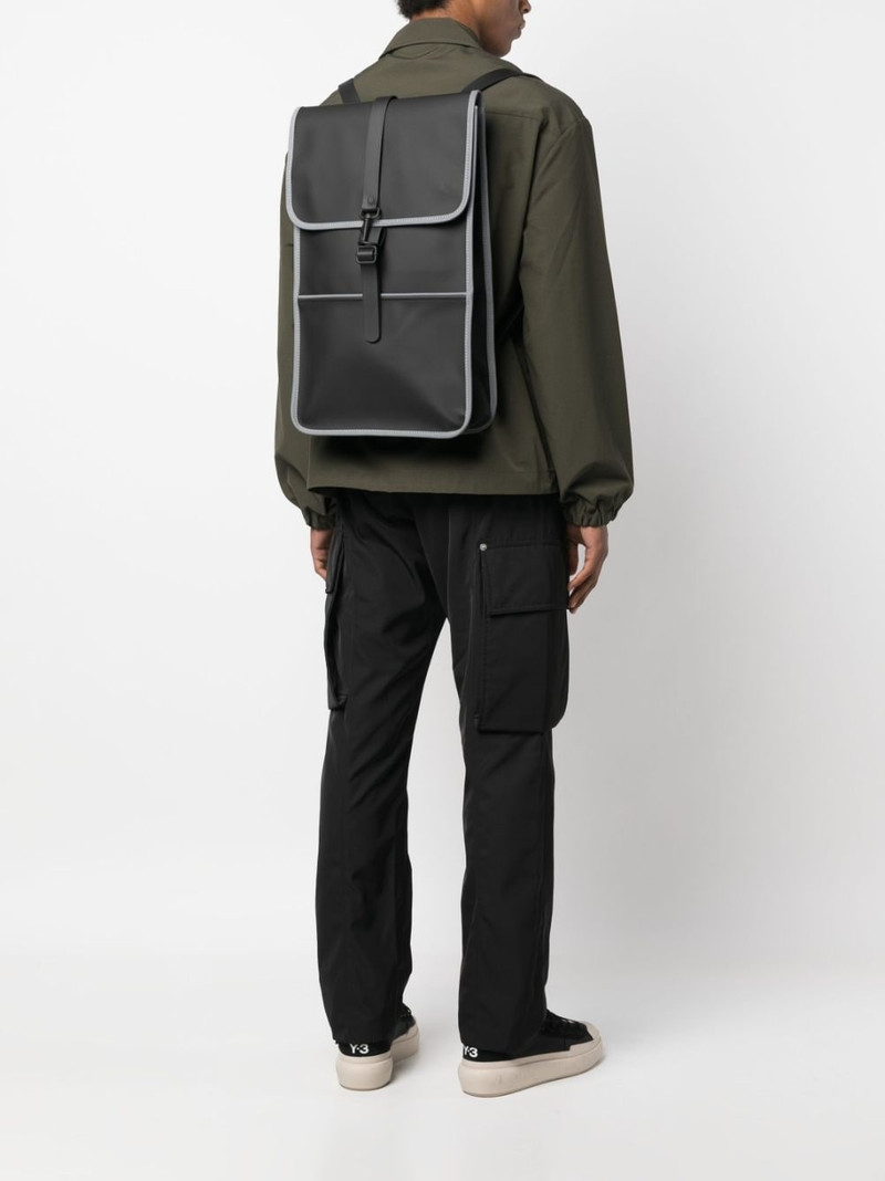 RAINS contrasting-trim backpack outlook