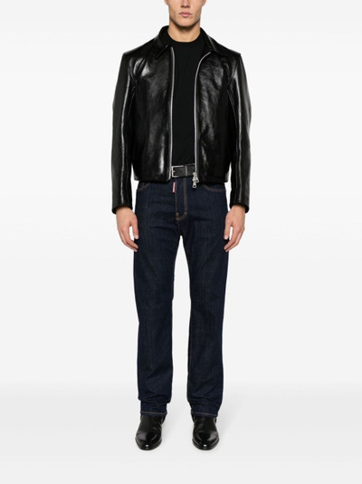 DSQUARED2 logo-patch slim-leg jeans outlook