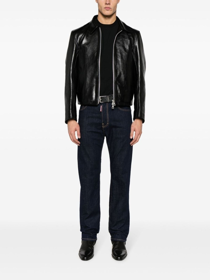 DSQUARED2 logo-patch slim-leg jeans outlook