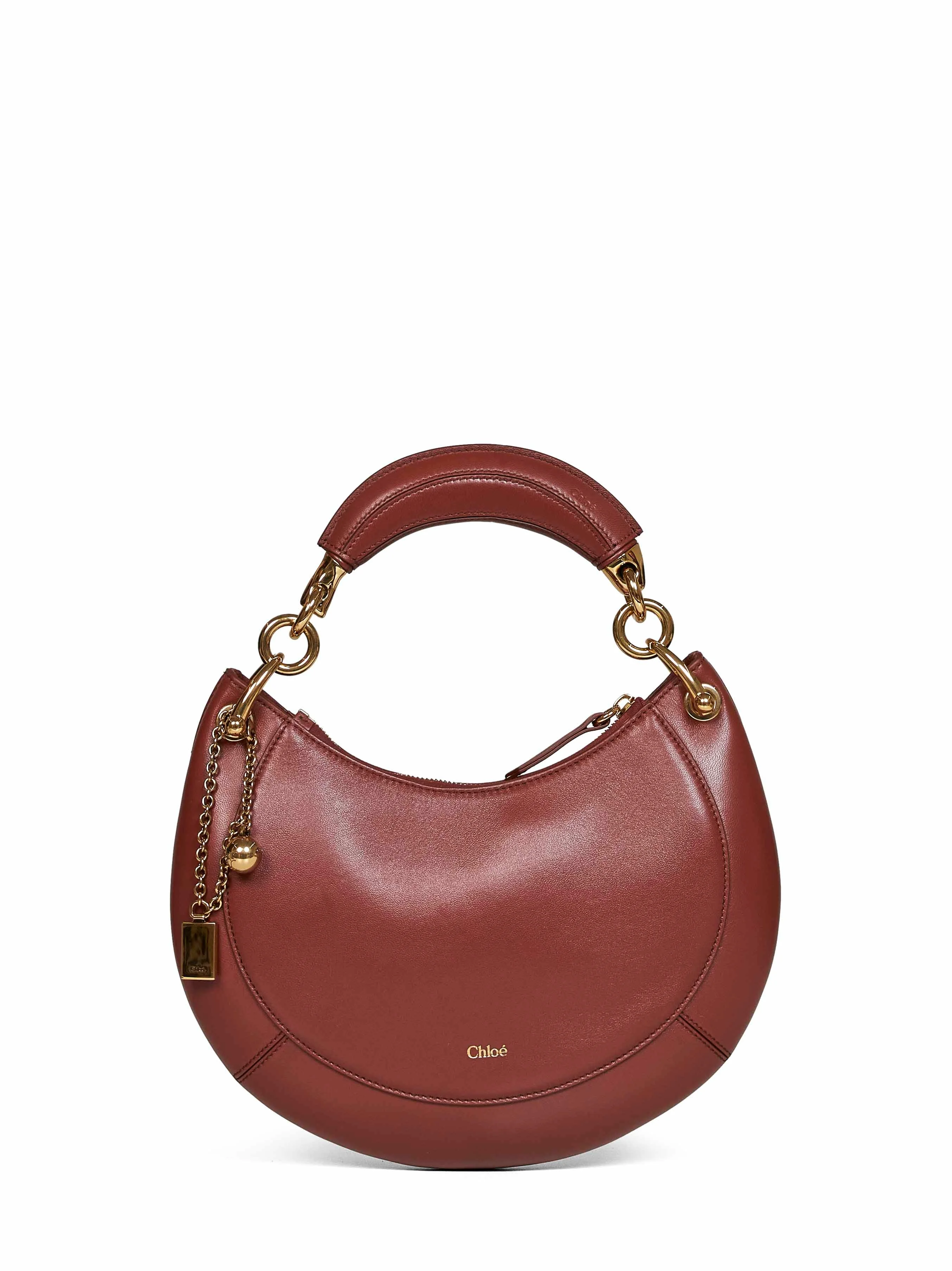 Blushy brown Banana Small hobo bag - 1