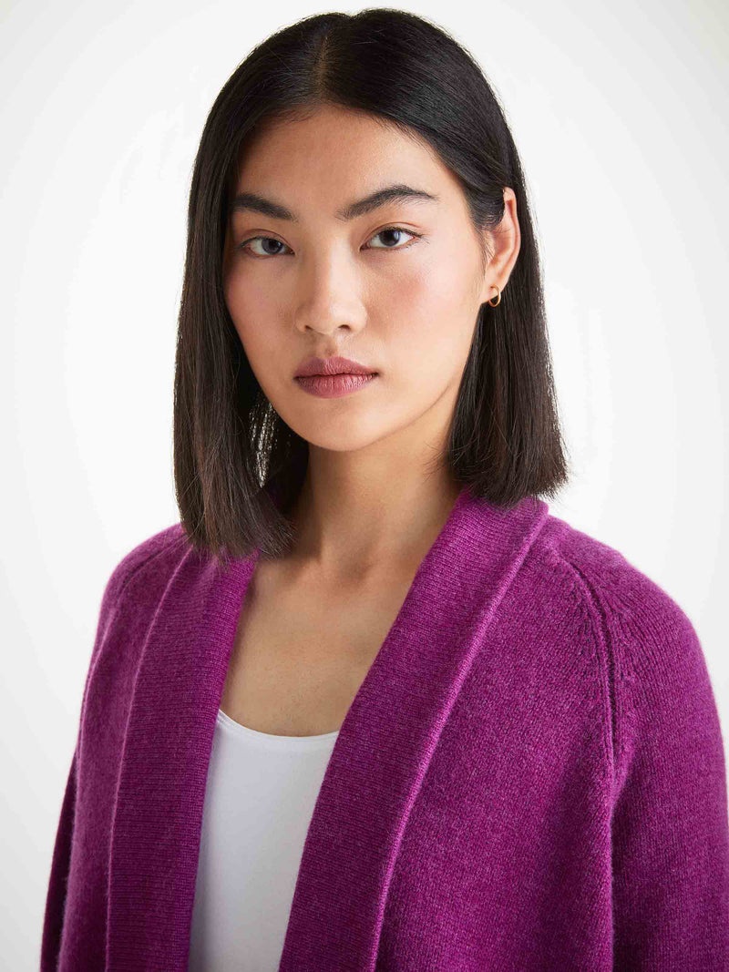 Women's Cardigan Nina Cashmere Purple - 5