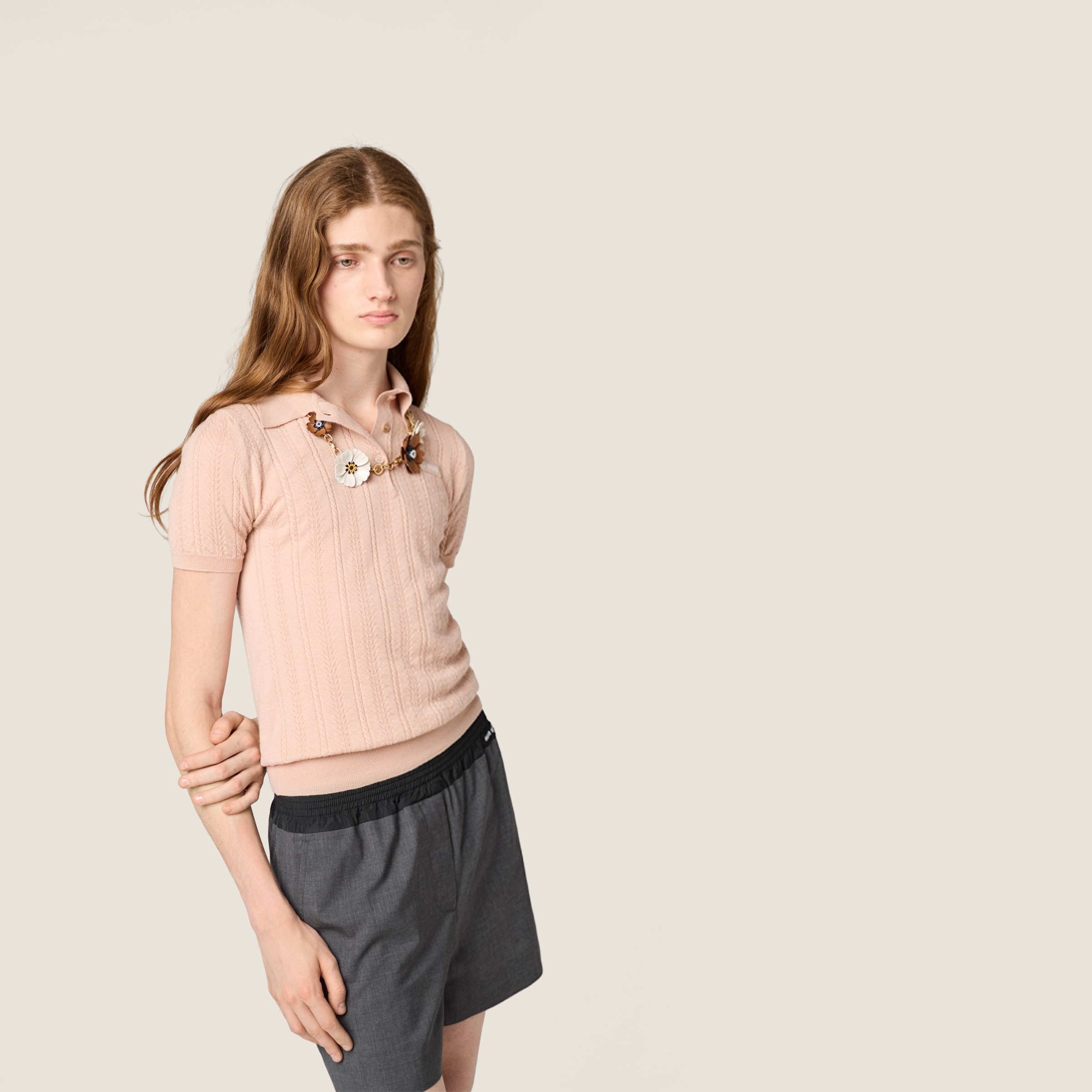 Cashmere polo sweater - 4