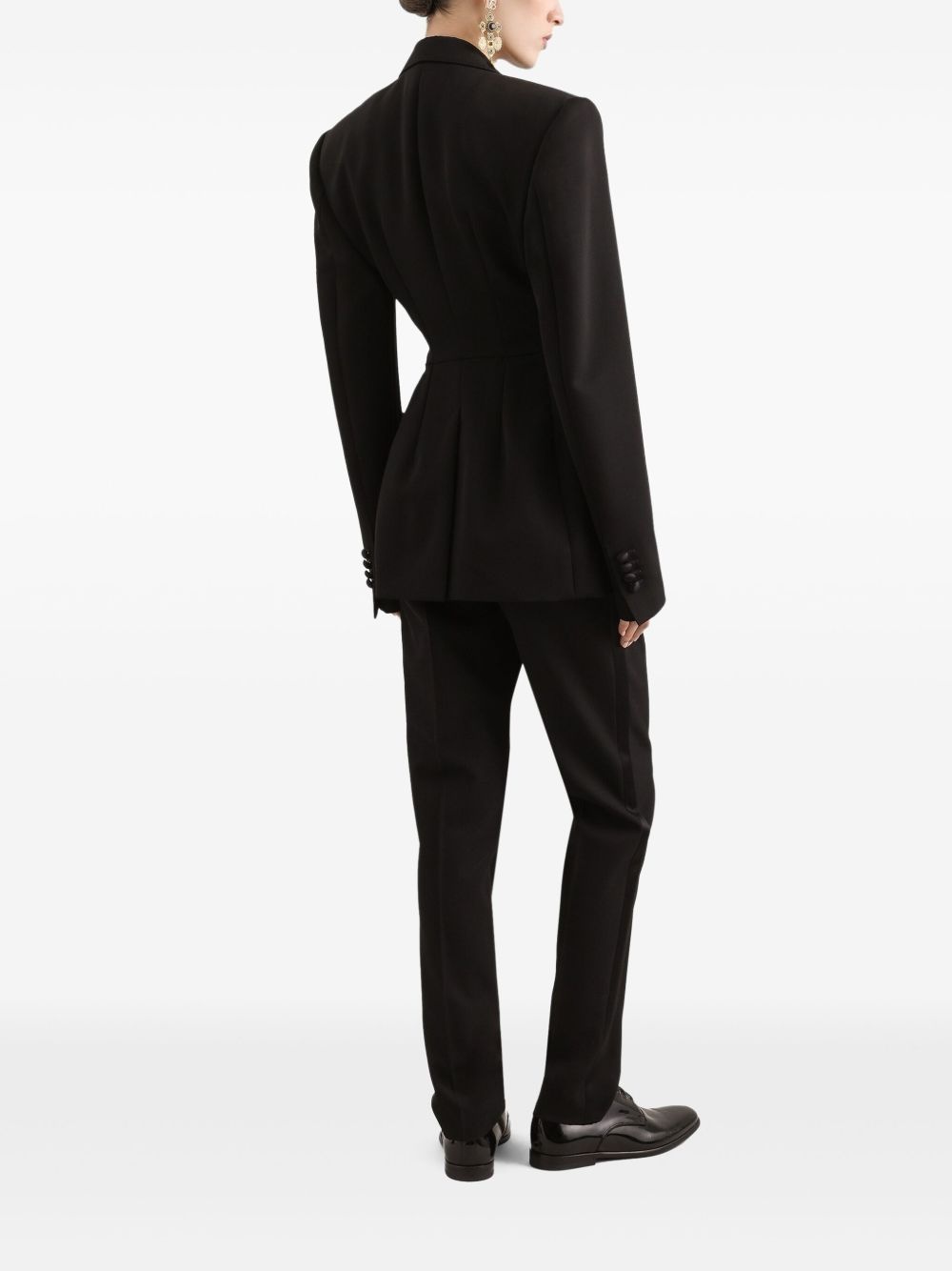 high-waist tailored trousers - 3