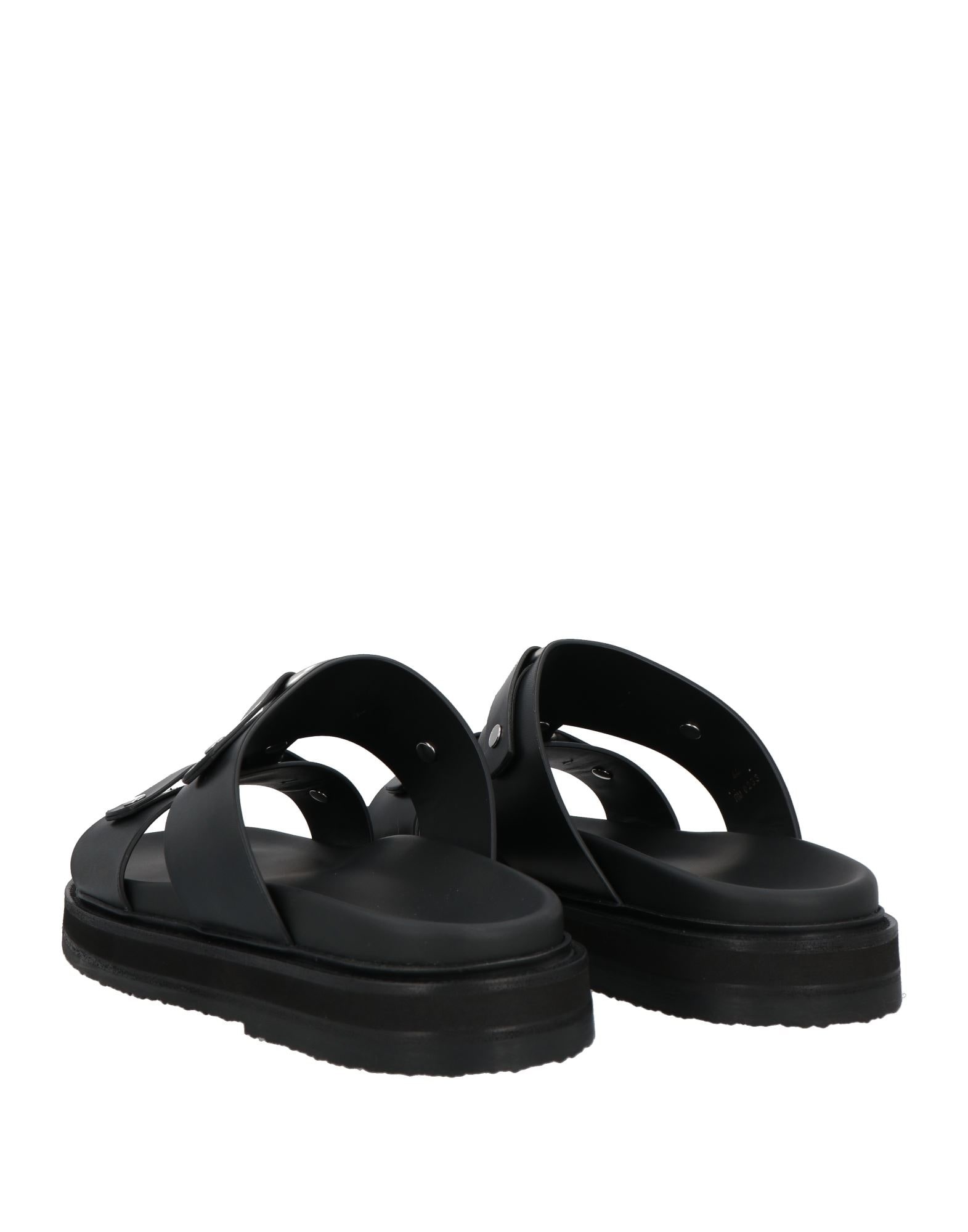 Black Men's Sandals - 3