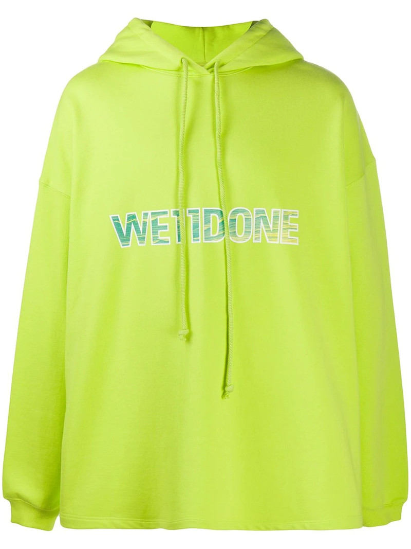 logo print hoodie 1