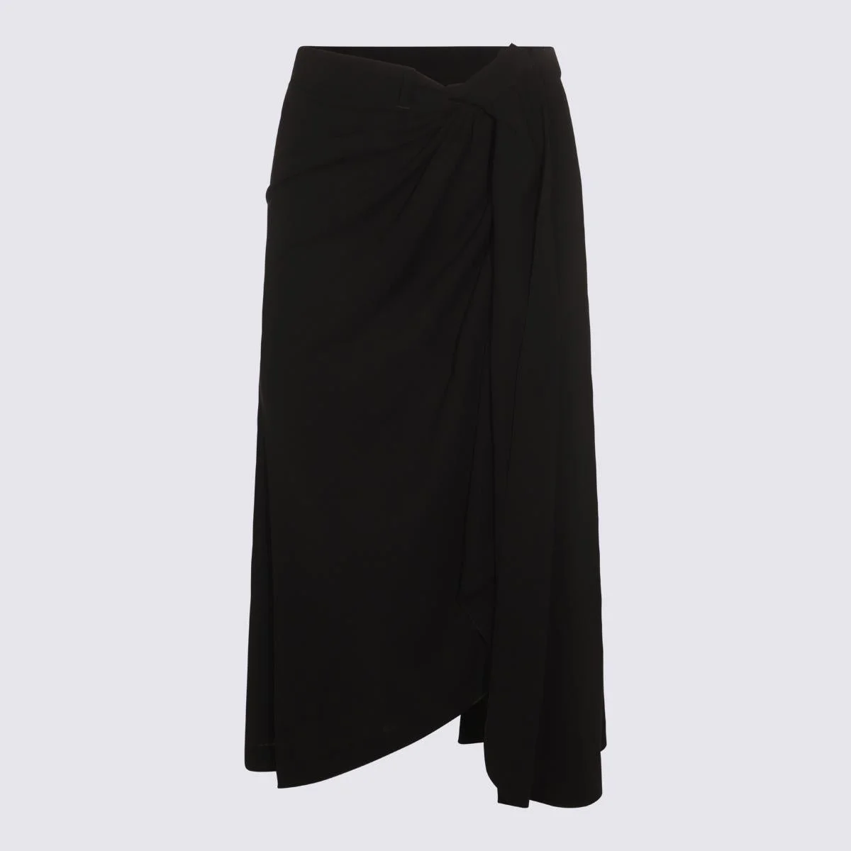 Balenciaga Black Midi Skirt - 1