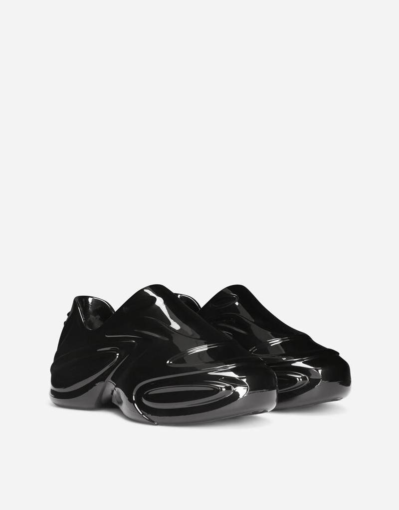 Shiny lacquered rubber Toy sneakers 2