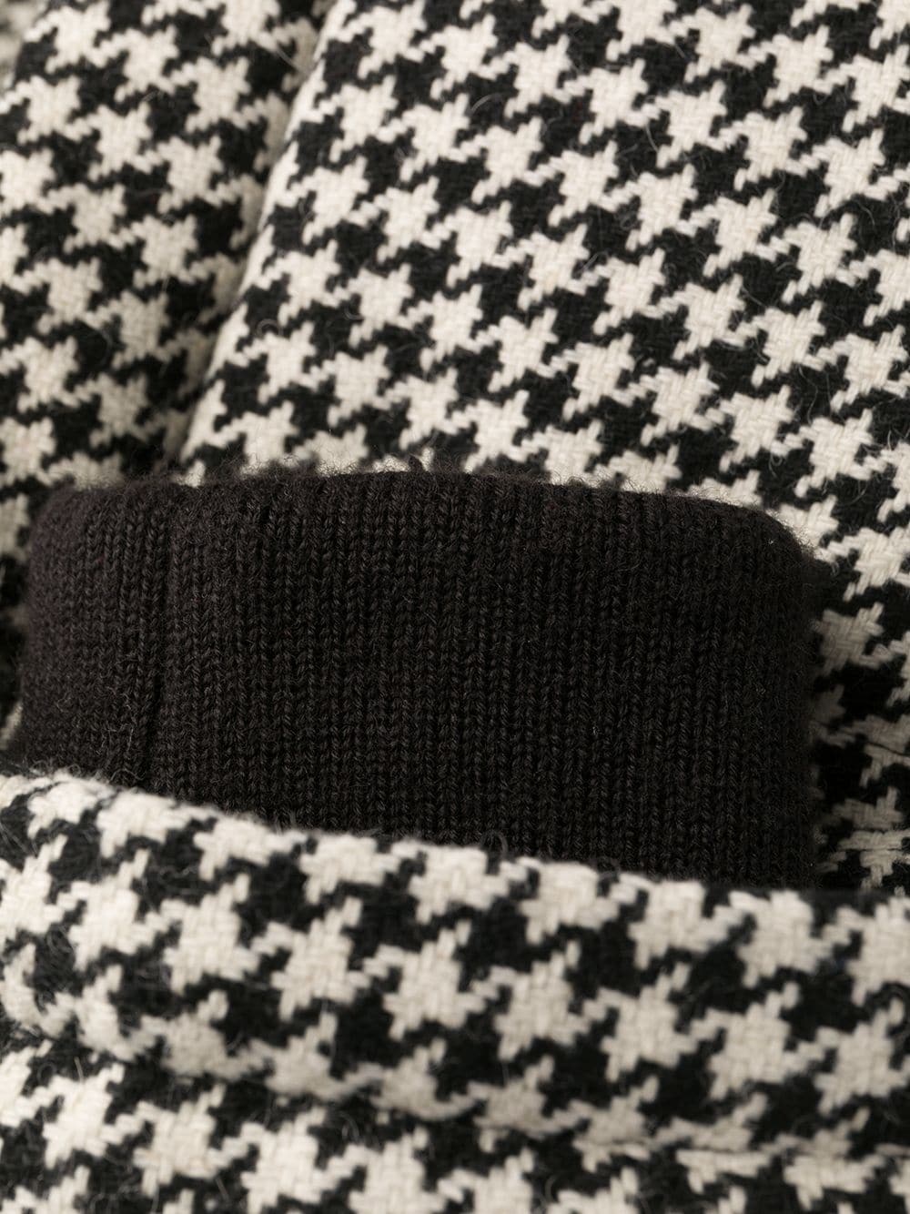 Houndstooth padded coat - 7