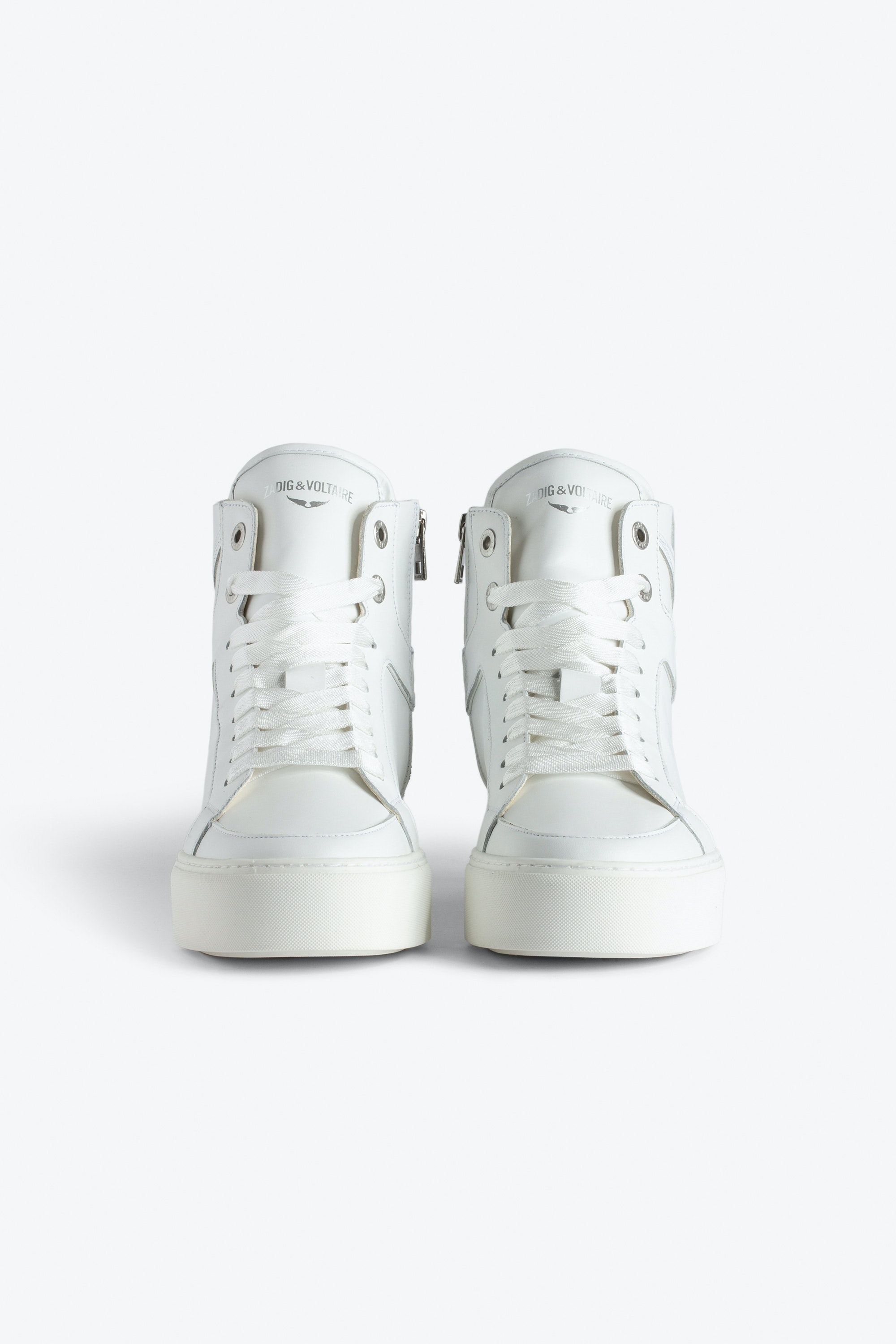 Zadig & Voltaire ZV1747 High Flash High-Top Platform Sneakers | REVERSIBLE