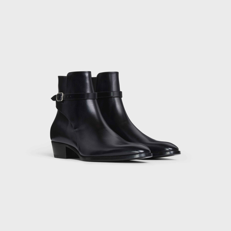 CELINE DRUGSTORE JODHPUR BOOT in Shiny calfskin 2