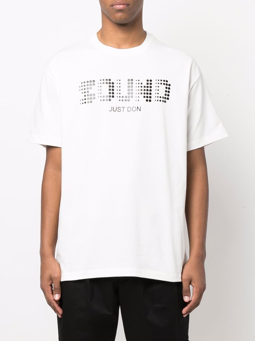 Sound-print short-sleeve T-shirt - 3