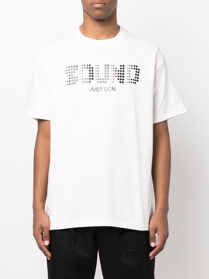 Sound-print short-sleeve T-shirt 3
