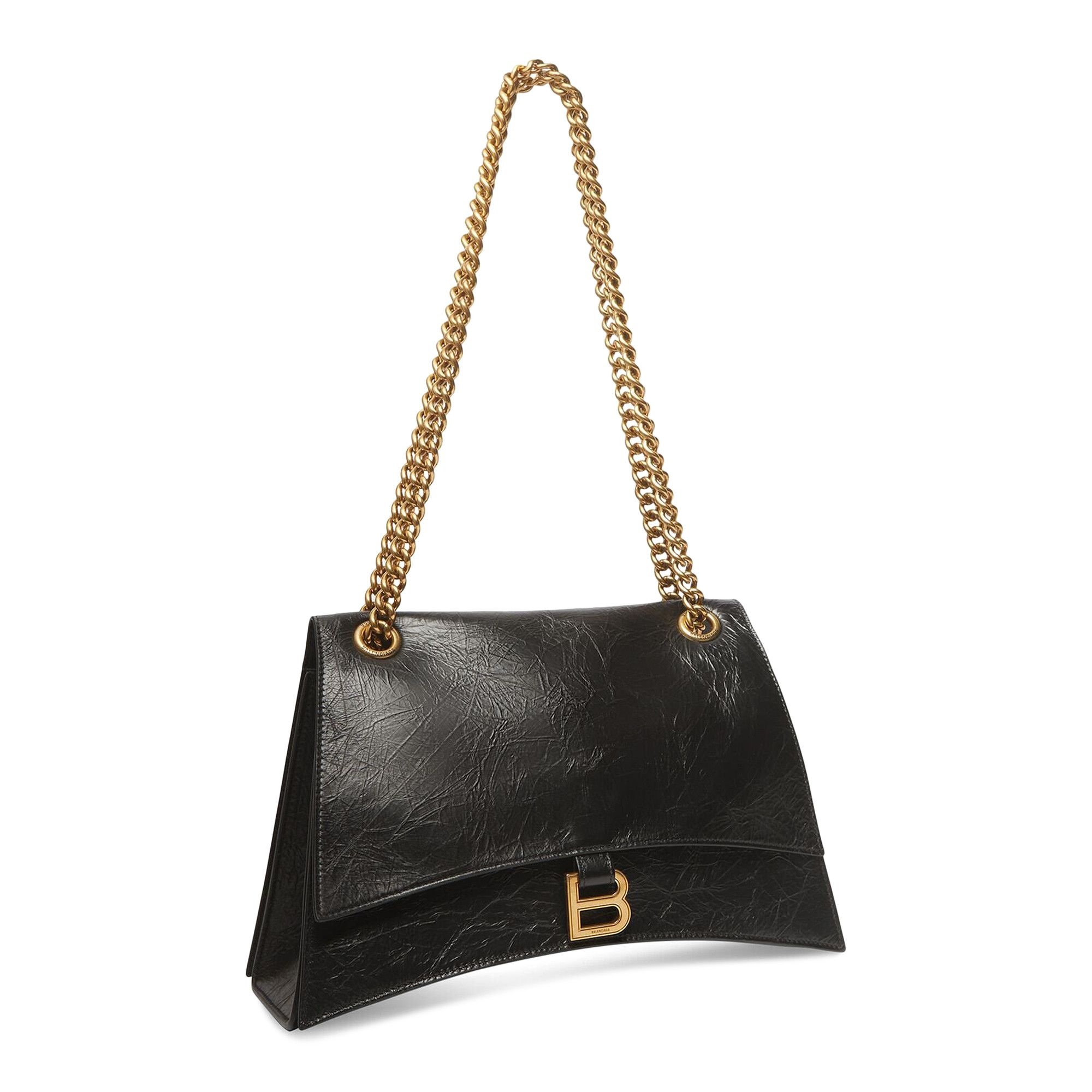 Balenciaga Medium Crush Chain Bag 'Black' - 3