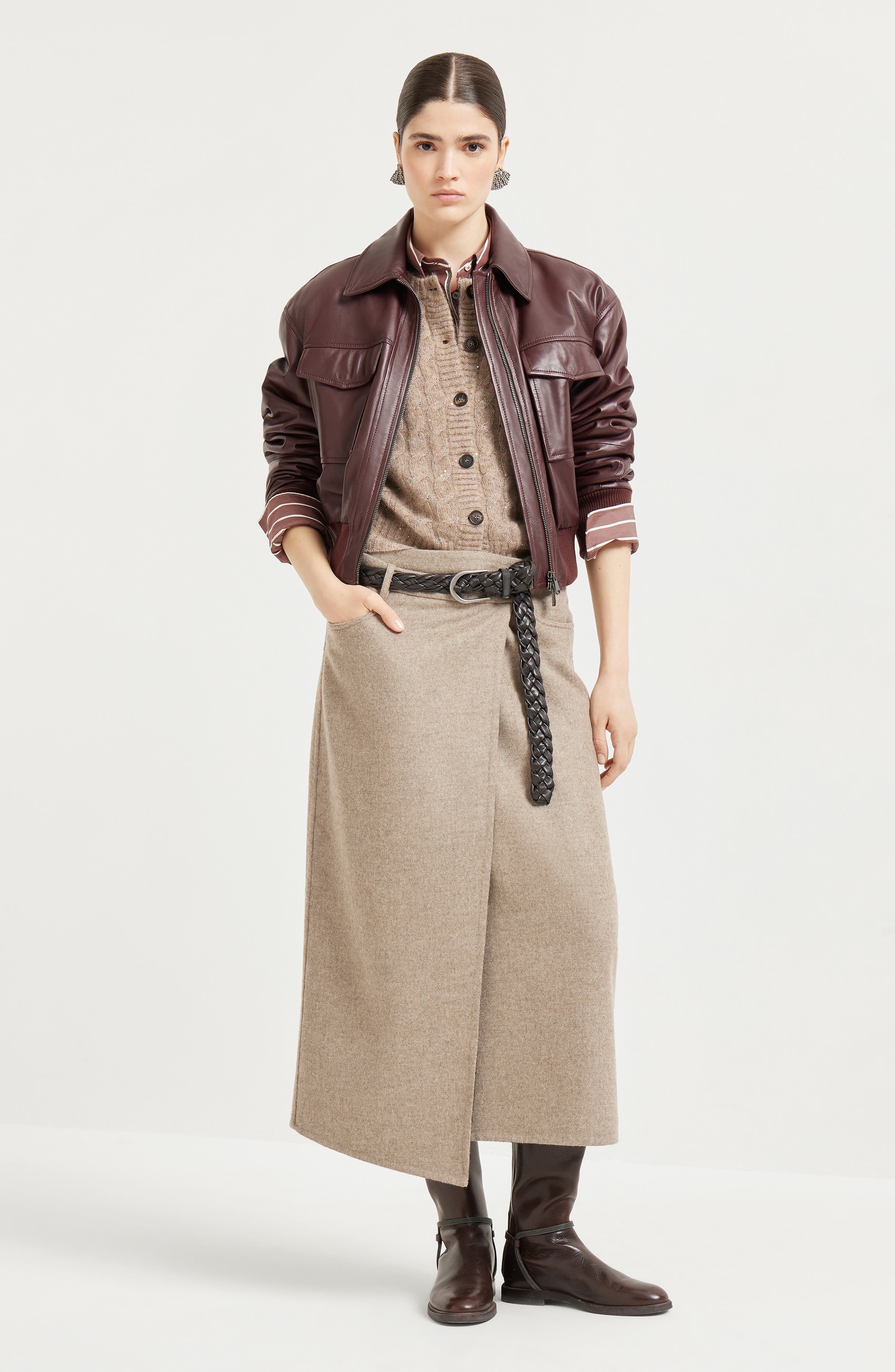 Brunello Cucinelli Hand-finished skirt in Rope at Nordstrom - 5