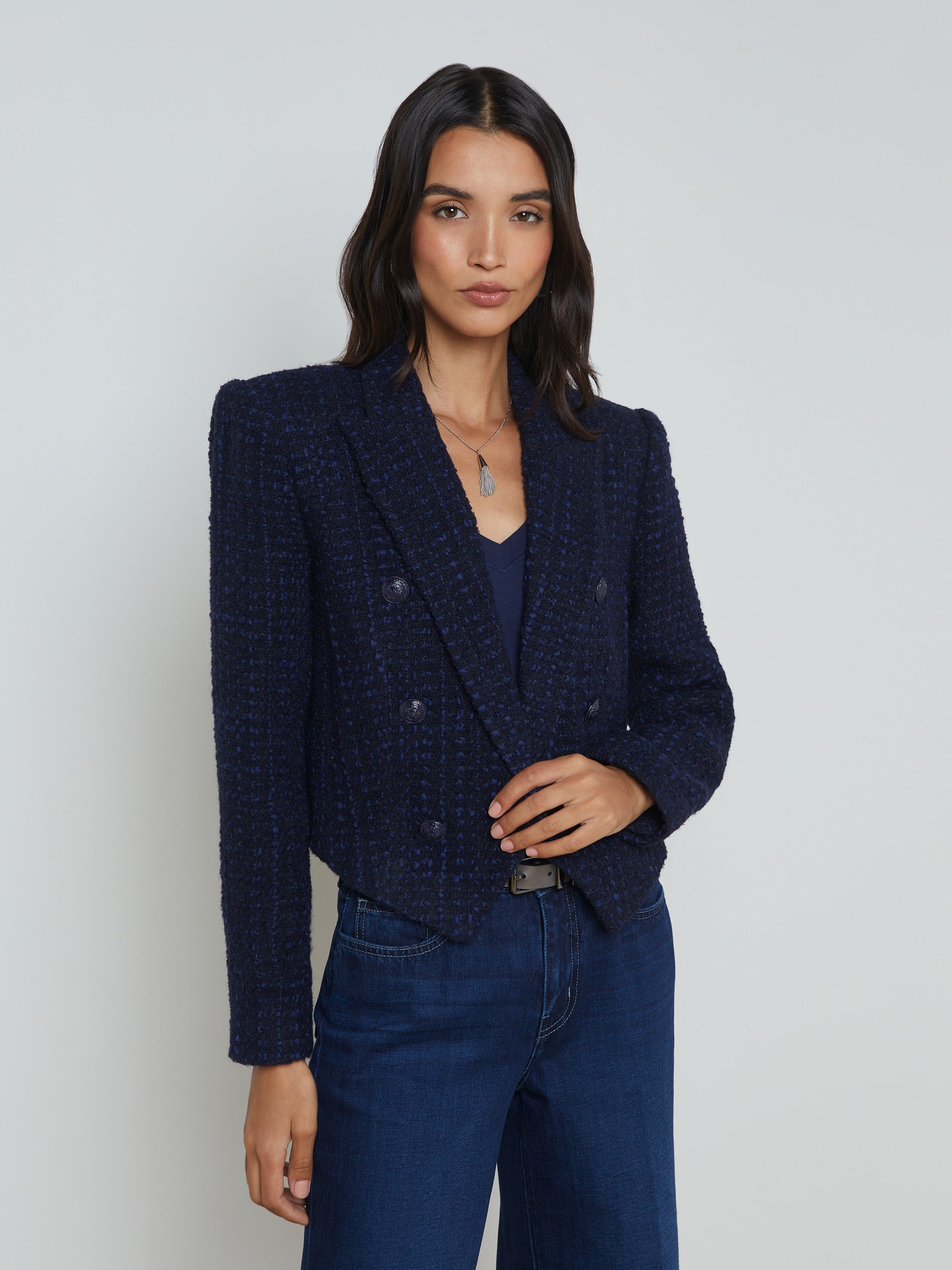 Lila Open-Front Blazer - 2
