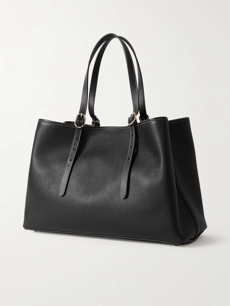 GG Emblem leather tote Black 3