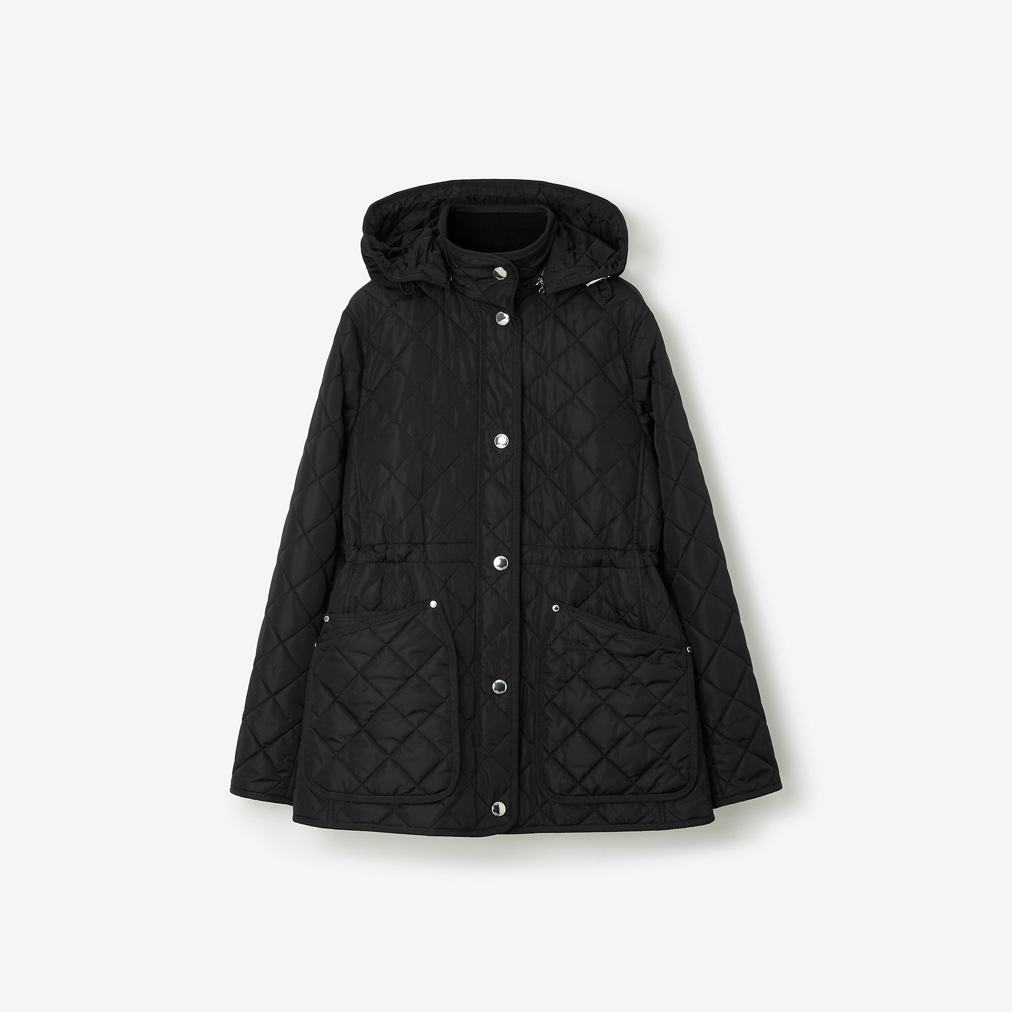 Diamond Quilted Nylon Jacket - 1