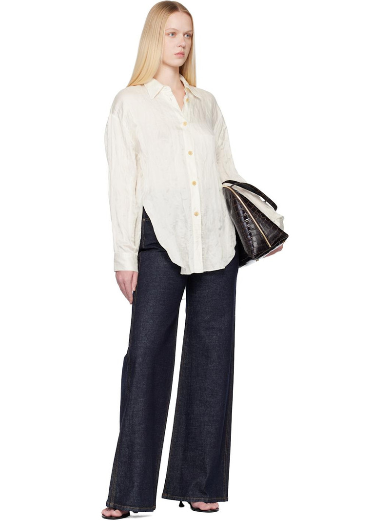 KHAITE Off-White Goya Shirt outlook