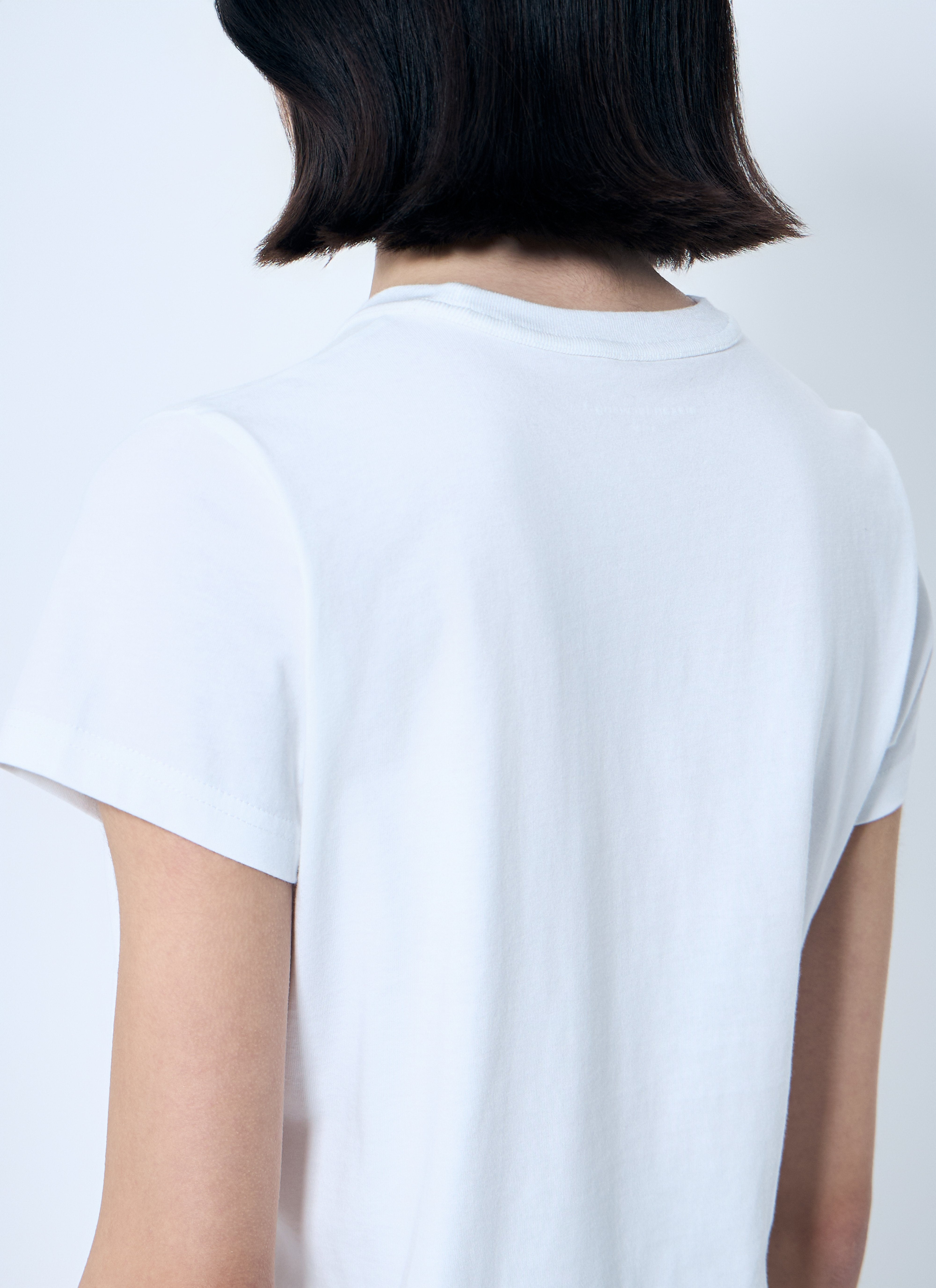 Alexander Wang Women Essential Shrunken Puff Logo T-Shirt - 6