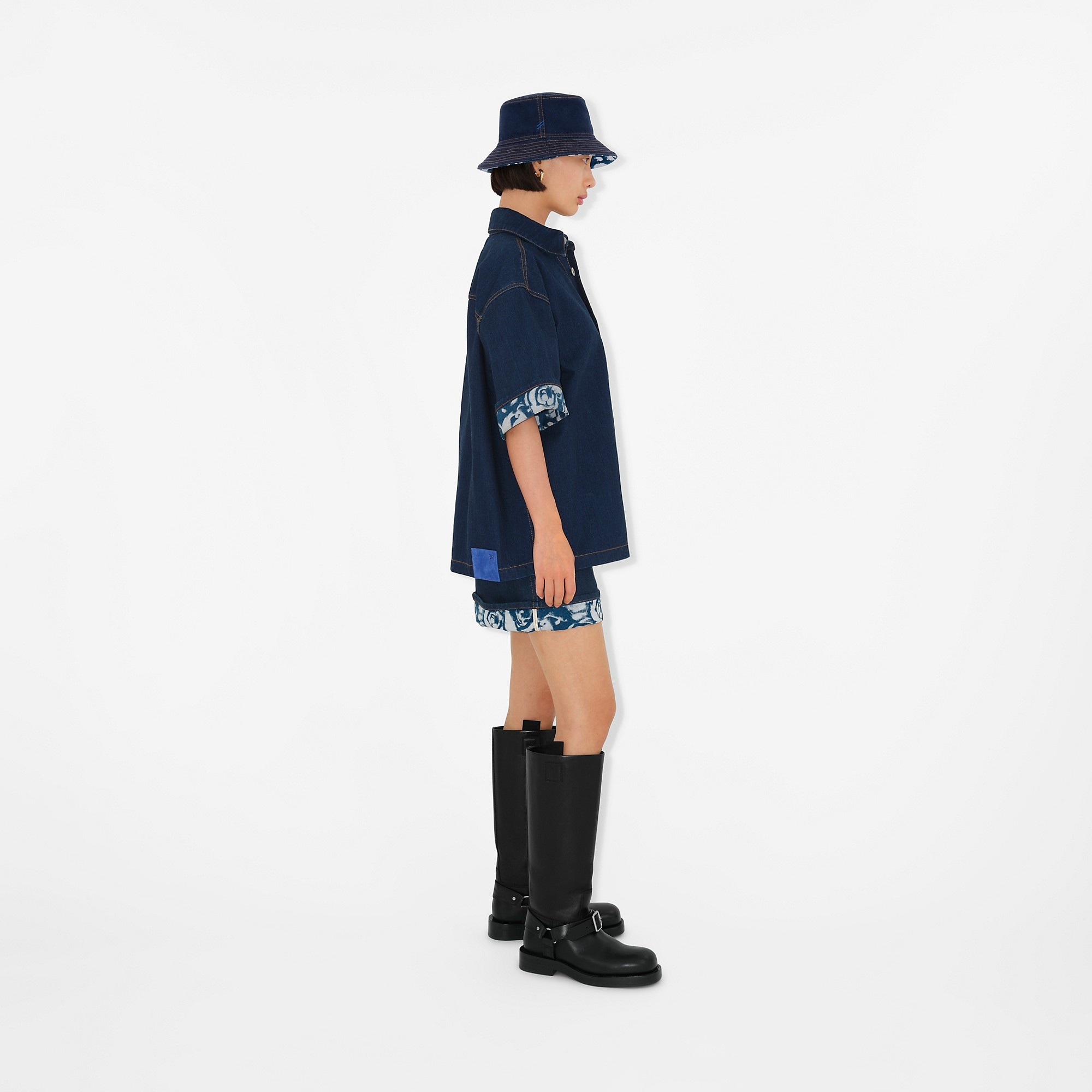 Reversible Denim Bucket Hat - 2