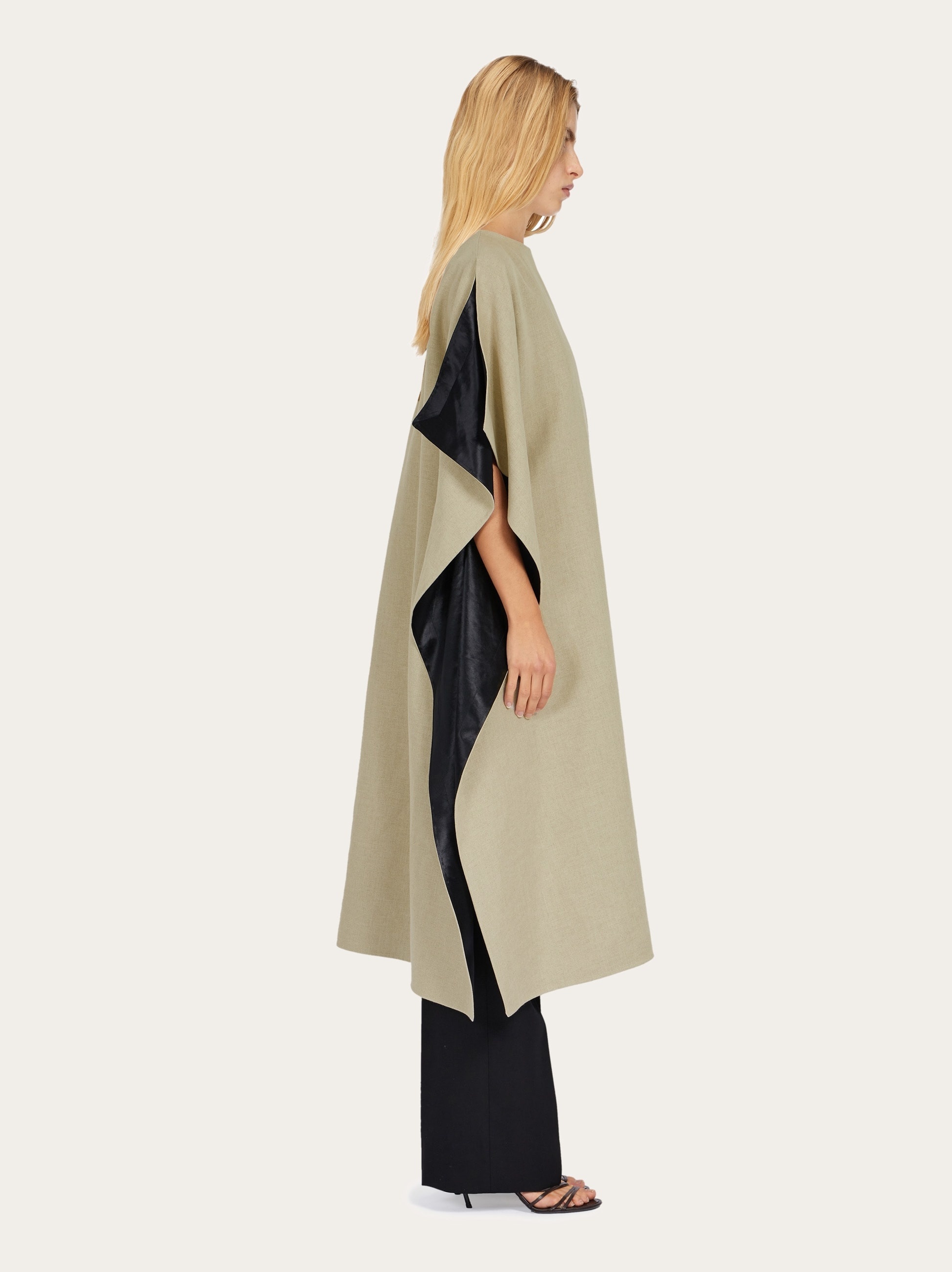 Two tone layered cape - 3