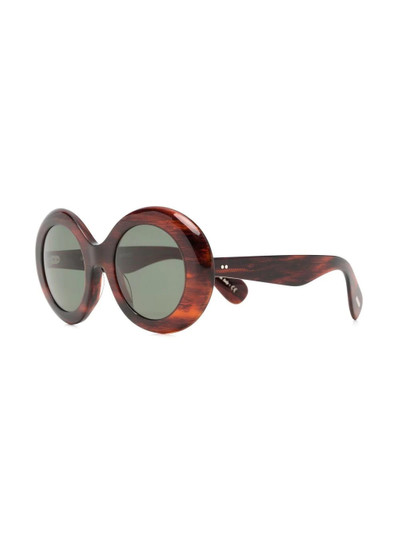 Oliver Peoples Dejeanne bubble sunglasses outlook