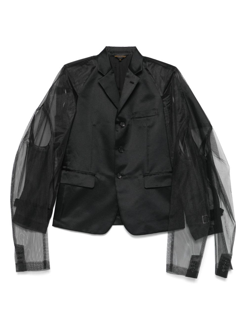tulle-inserts blazer 1